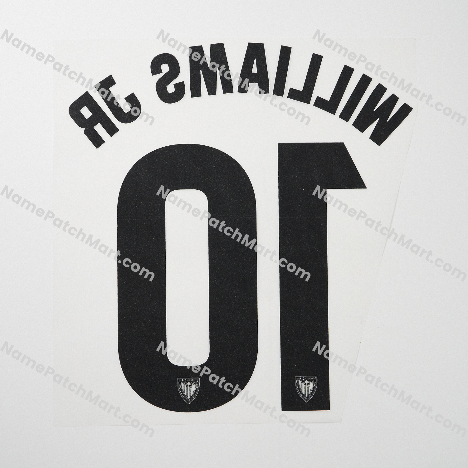 Williams JR #10 (La Liga) - Athletic Bilbao 25-26 Away  | Name Number Set - NamePatchMart.COM