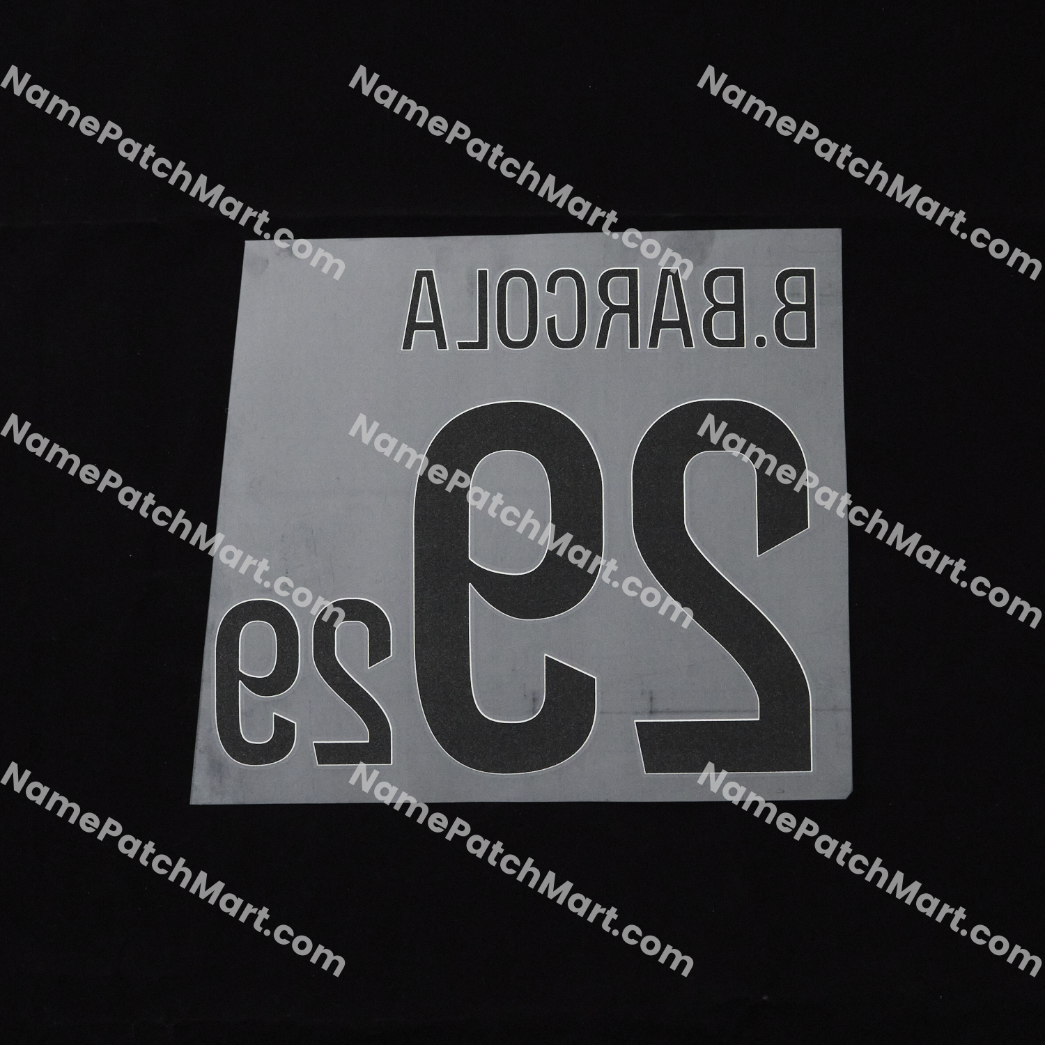 KIDS B.Barcola #29 (Ligue 1) - Paris Saint-Germain PSG 25-26 Home  | Name Number Set - NamePatchMart.COM