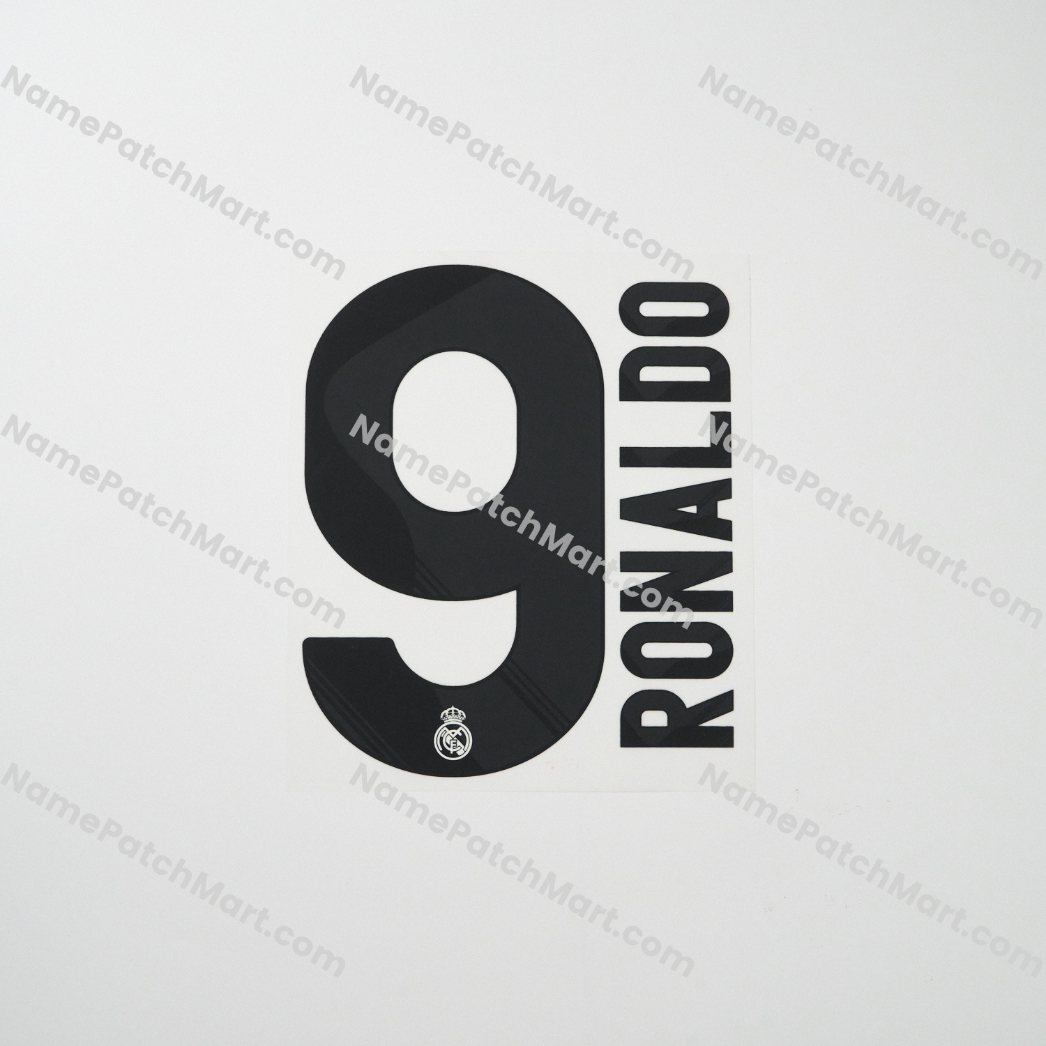 Ronaldo #9 - Real Madrid 2009-10 Home  | Name Number Set - NamePatchMart.COM