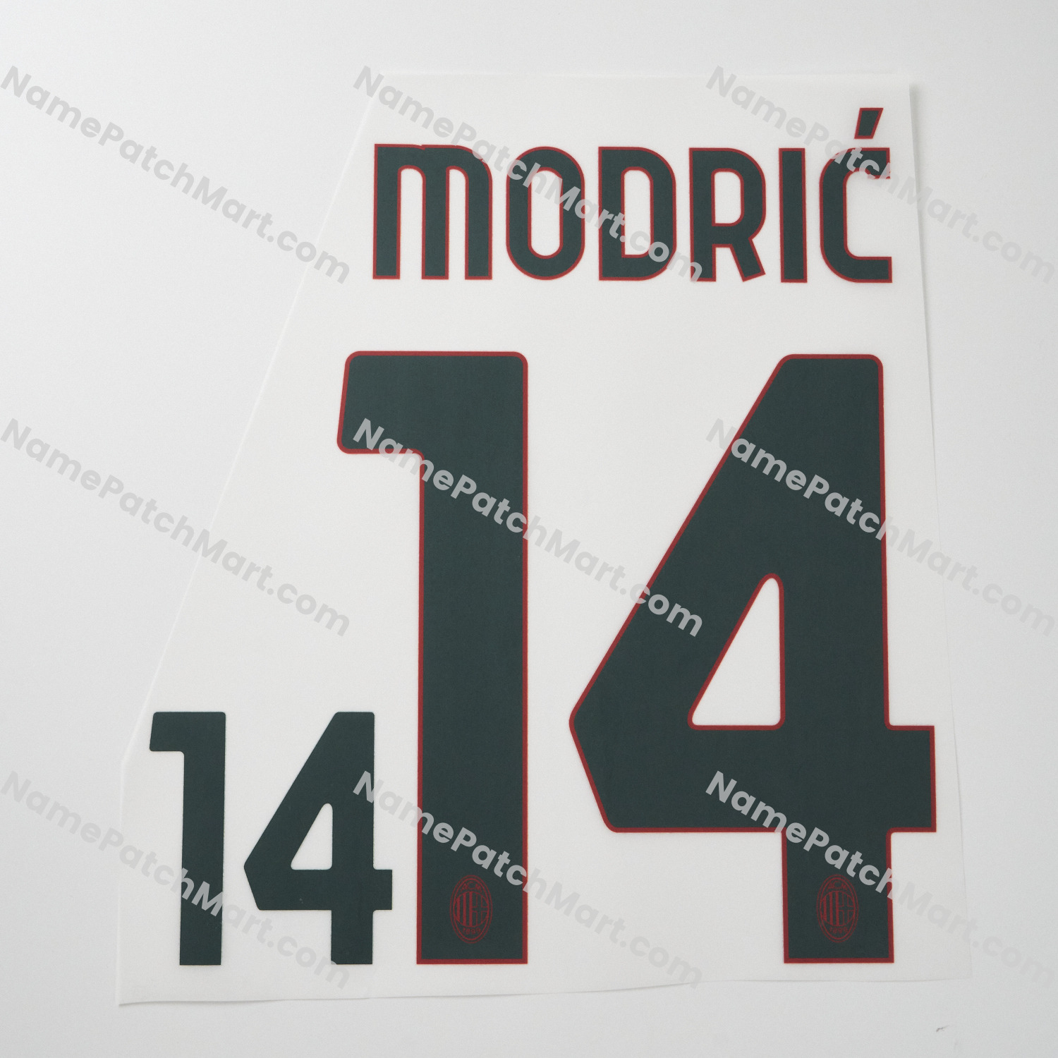 Modrić #14 - AC Milan 25-26 Third  | Name Number Set - NamePatchMart.COM