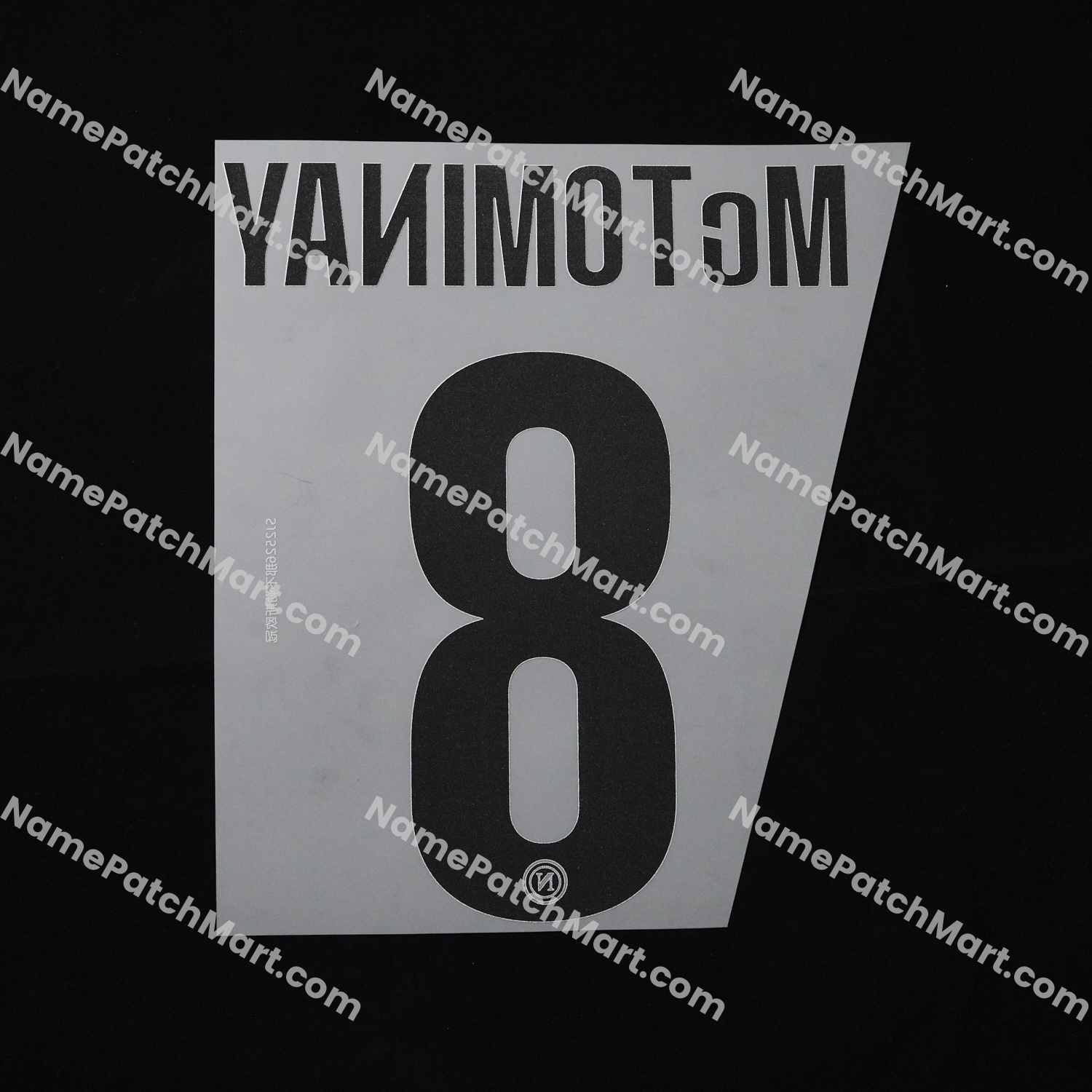 McTominay #8 (Champions League) - Napoli 25-26 Third  | Name Number Set - NamePatchMart.COM