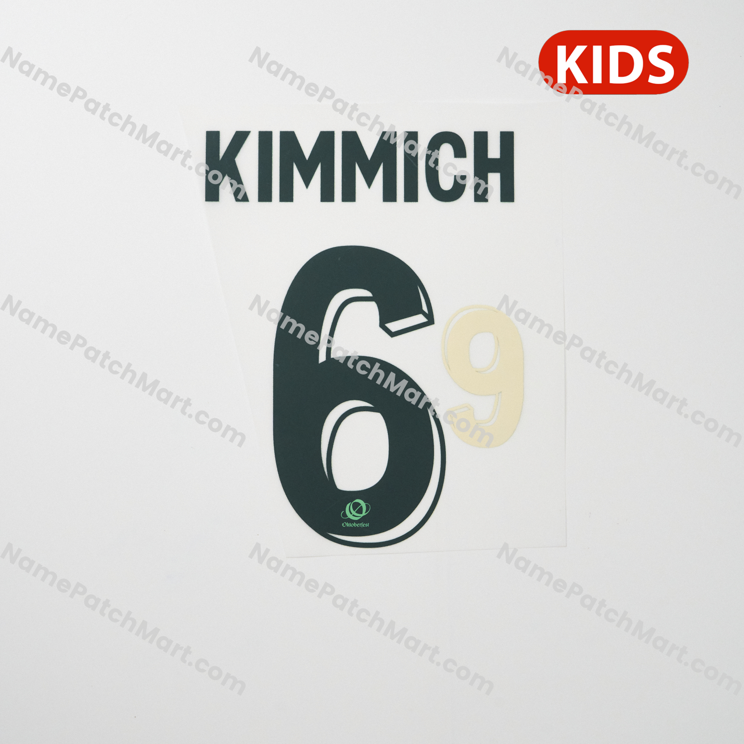 KIDS Kimmich #6 - Bayern Munich 25-26 Oktoberfest  | Name Number Set - NamePatchMart.COM