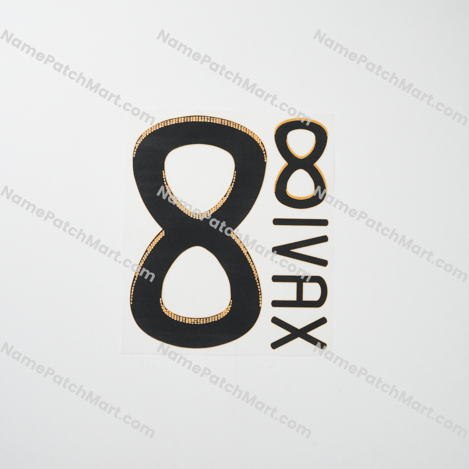 Xavi #8 - Spain 2010 Home and Away  | Name Number Set - NamePatchMart.COM