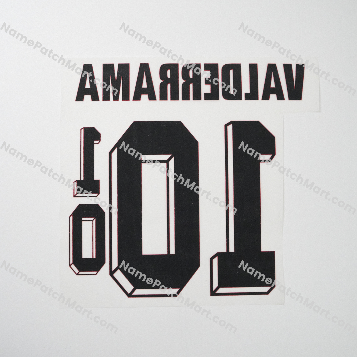 Valderrama #10 - Colombia 1990 Home  | Name Number Set - NamePatchMart.COM