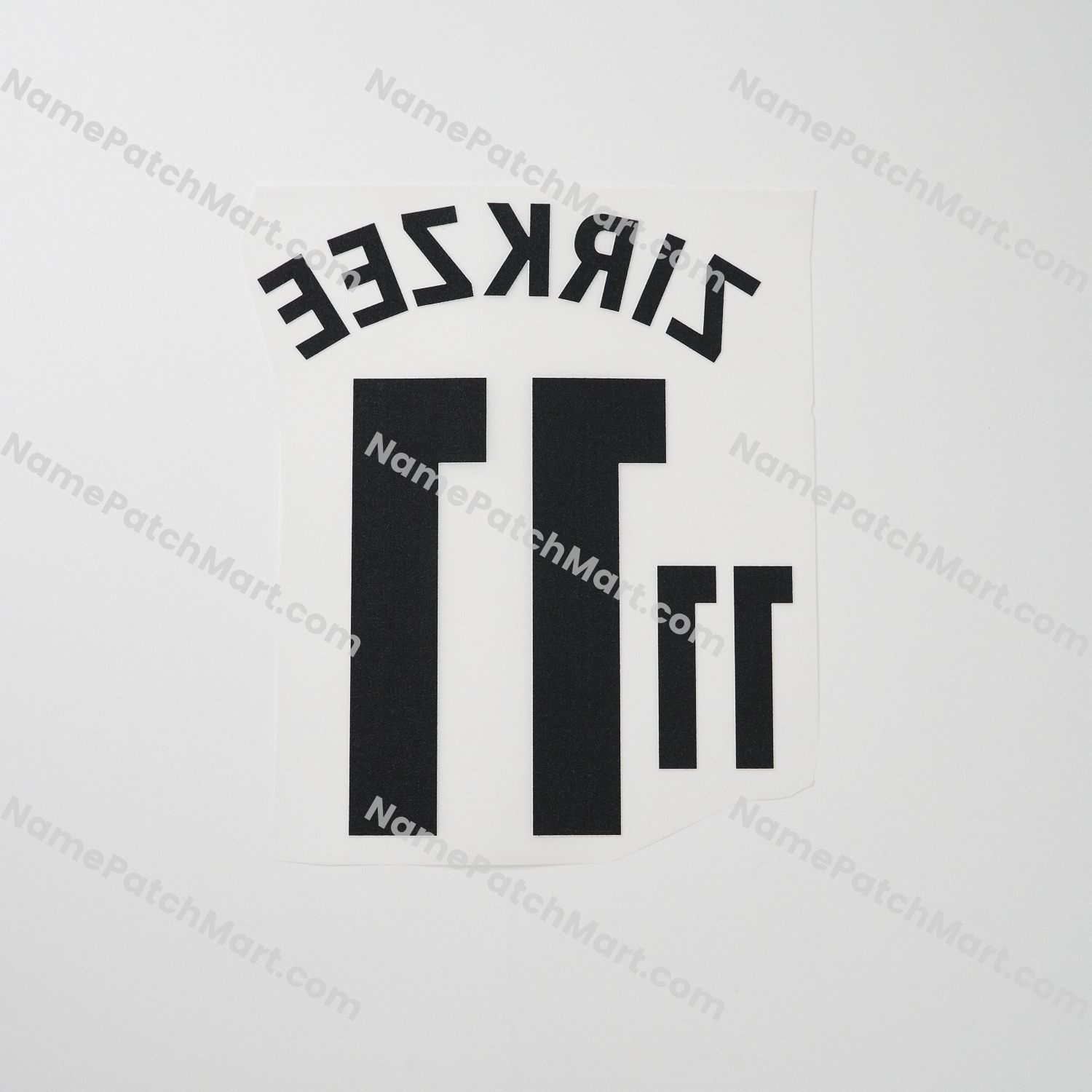 KIDS Zirkzee #11 (Premier League) - Manchester United 25-26 Away  | Name Number Set - NamePatchMart.COM