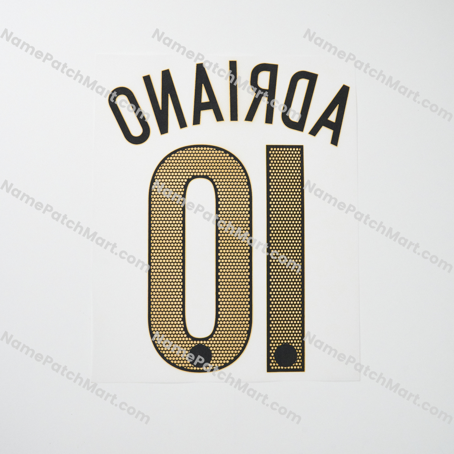Adriano #10 - Inter Milan 2004-05 Third  | Name Number Set - NamePatchMart.COM