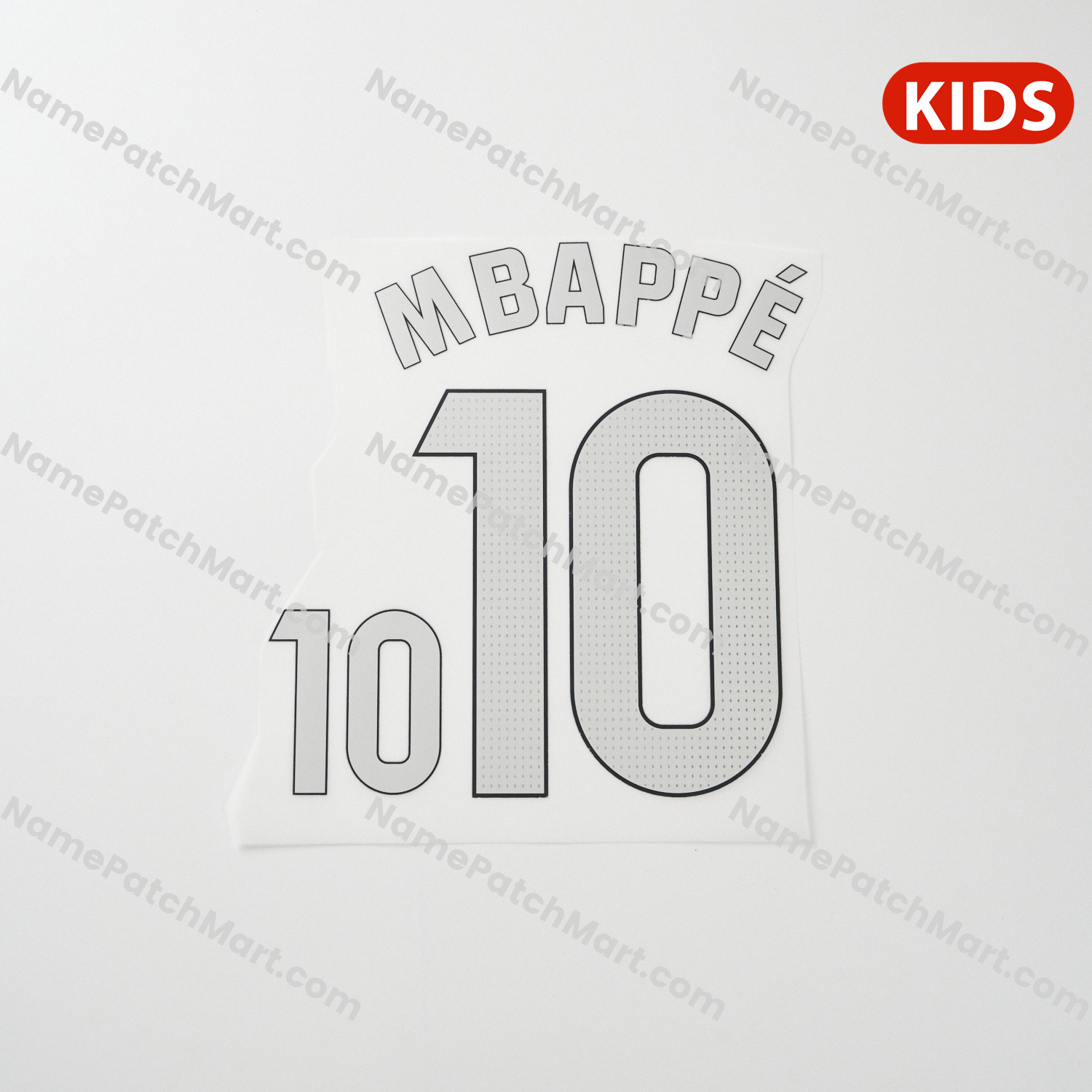 Mbappé #10 (La Liga) - Real Madrid 25-26 Away KIDS  | Name Number Set - NamePatchMart.COM