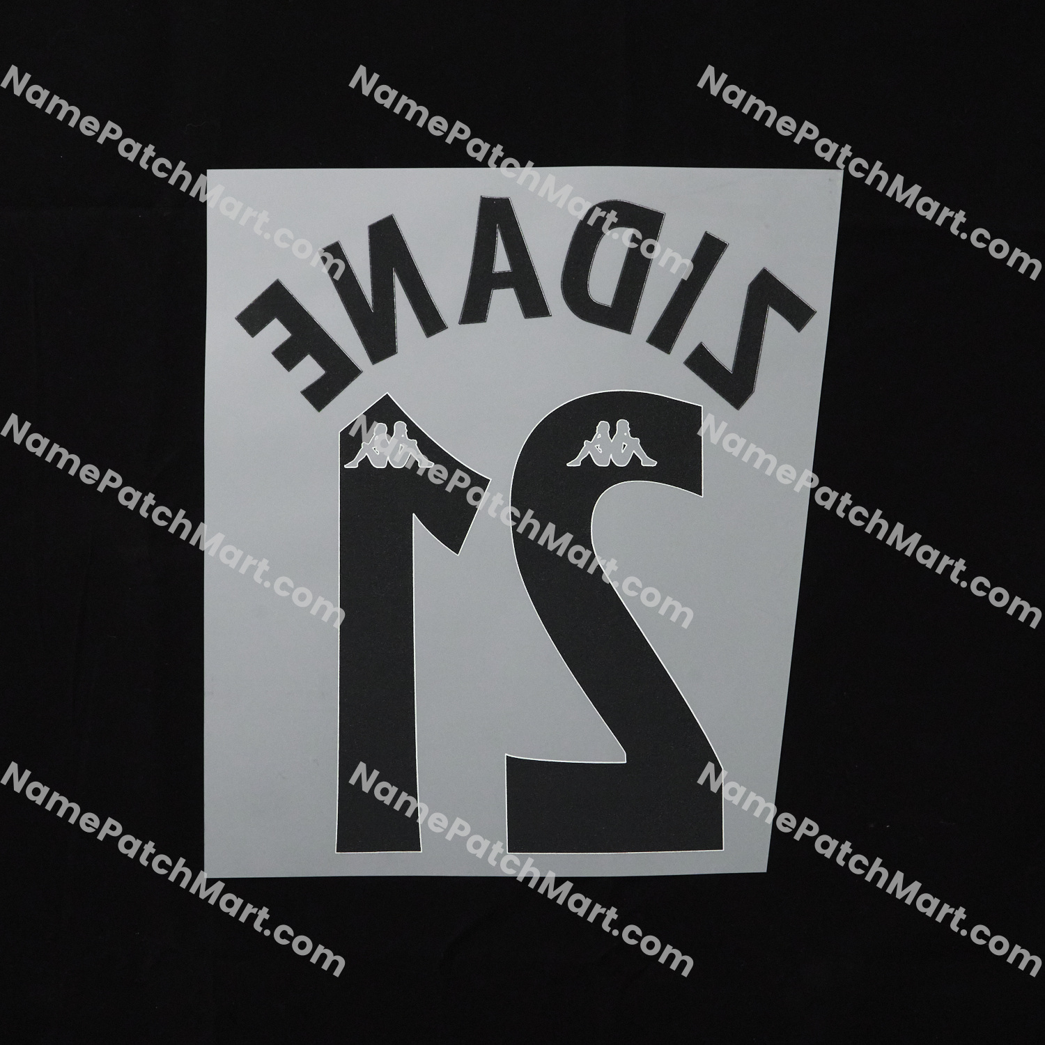 Zidane #21 - Juventus 1997-98 Home  | Name Number Set - NamePatchMart.COM