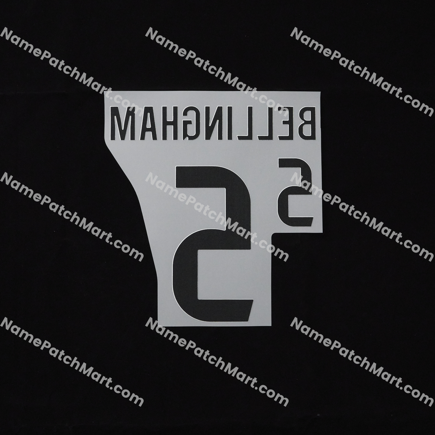 KIDS Bellingham #5 (Champions League) - Real Madrid 25-26 Third  | Name Number Set - NamePatchMart.COM