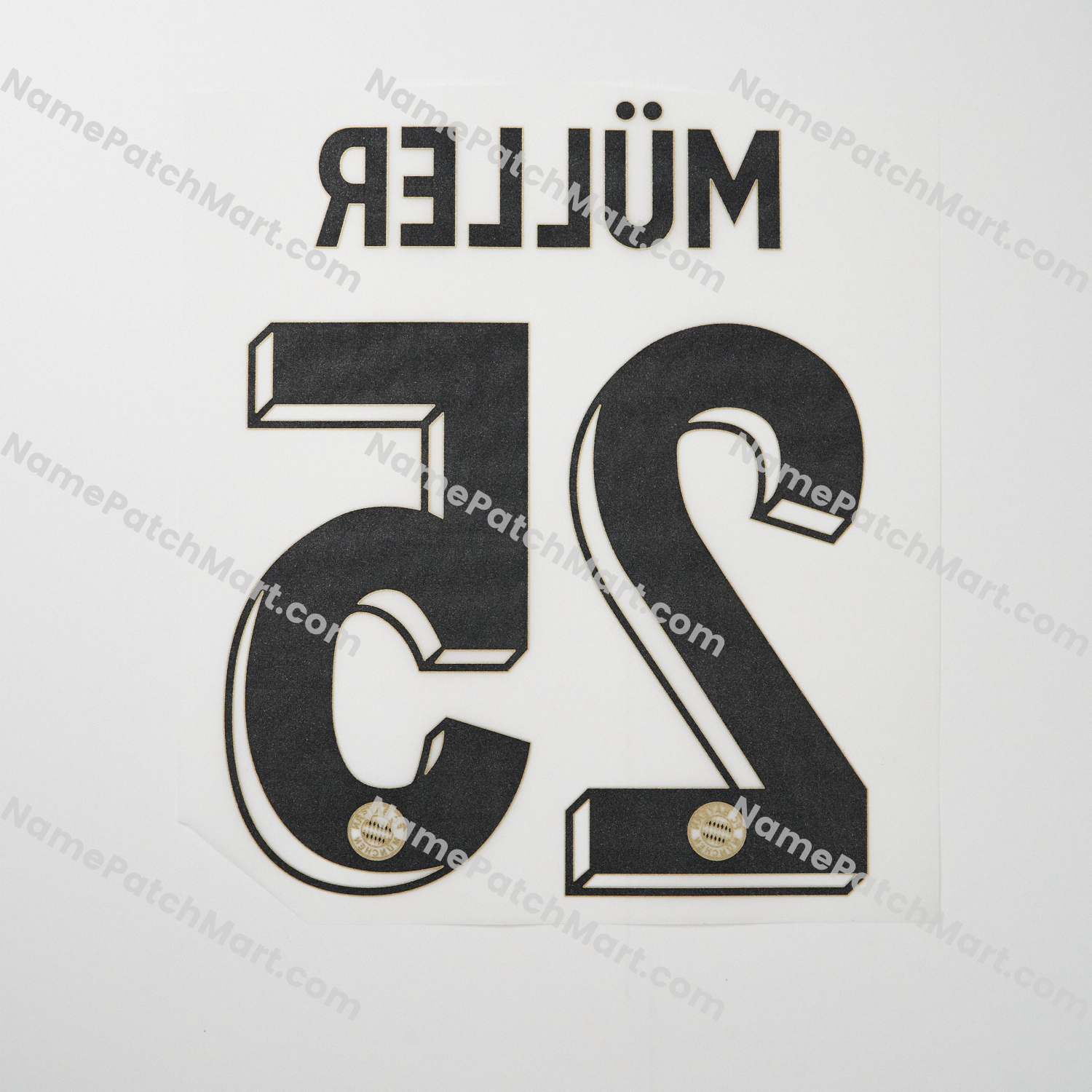 Müller #25 - Bayern Munich 25-26 125th Anniversary  | Name Number Set - NamePatchMart.COM