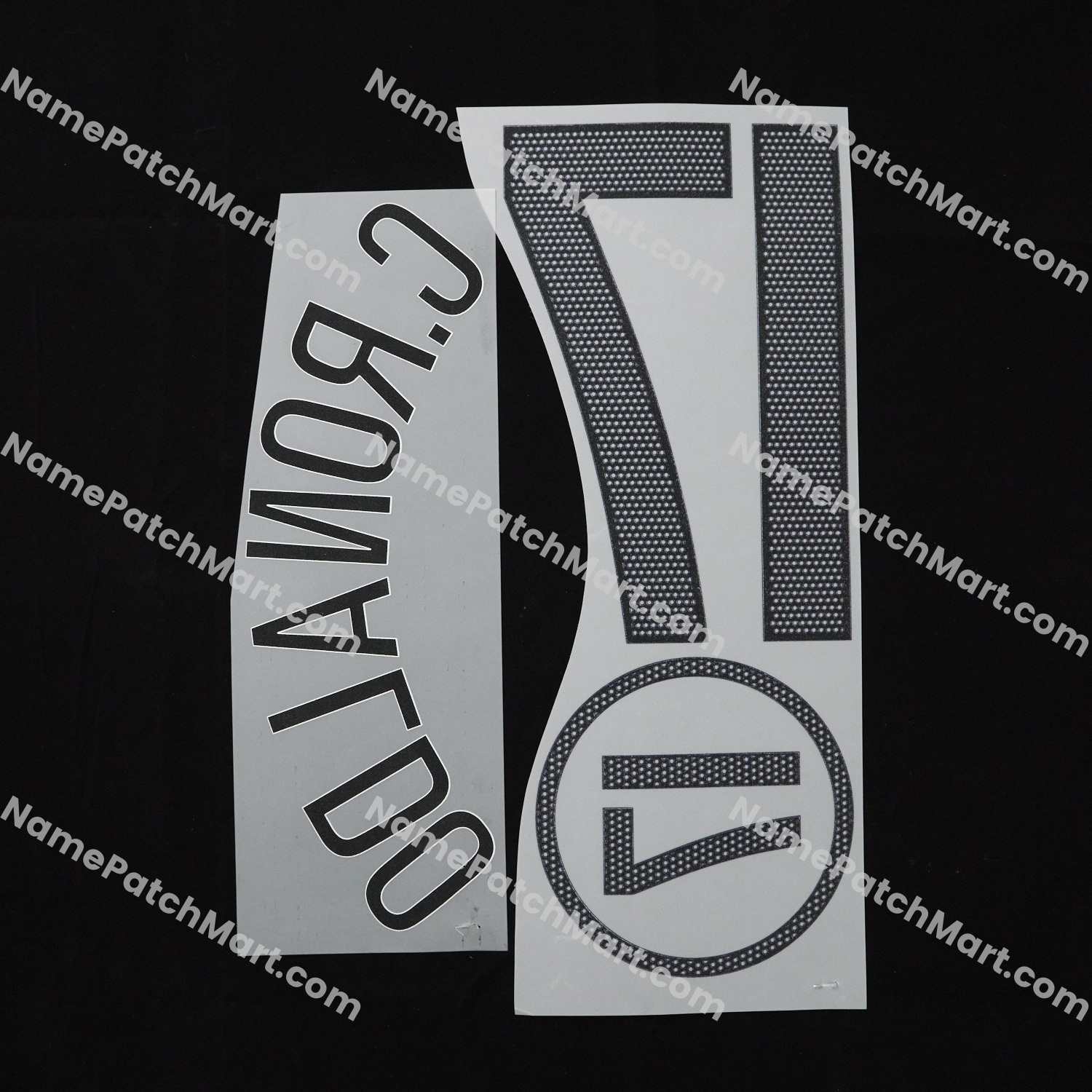 C.Ronaldo #17 - Portugal 2004 Away  | Name Number Set - NamePatchMart.COM