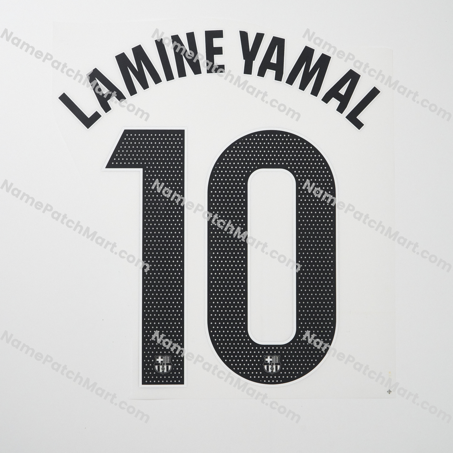 Lamine Yamal #10 (La Liga) - Barcelona 25-26 Away  | Name Number Set - NamePatchMart.COM