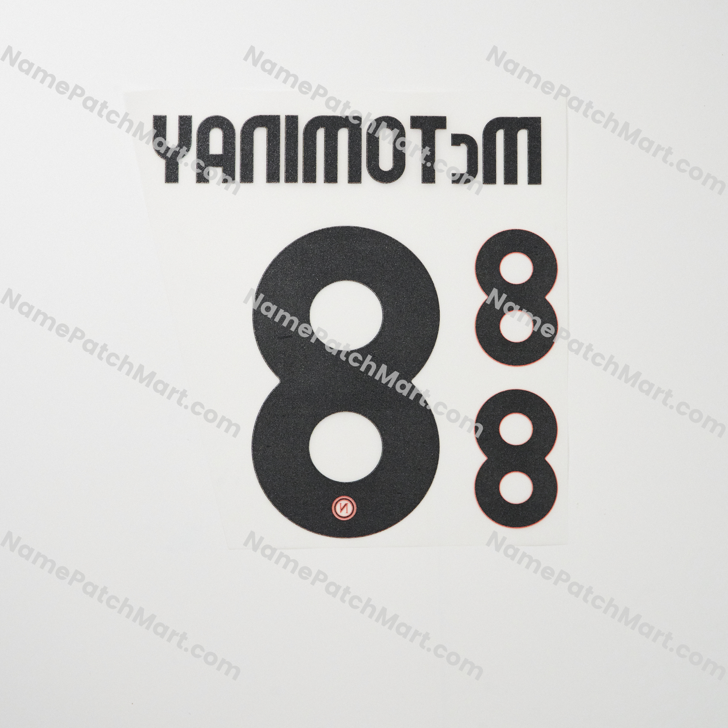 KIDS McTominay #8 (Halloween Special) - Napoli 25-26 - Orange  | Name Number Set - NamePatchMart.COM