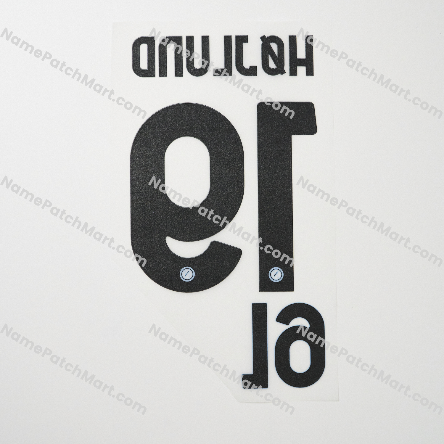 KIDS Højlund #19 (Series A) - Napoli 25-26 Third  | Name Number Set - NamePatchMart.COM