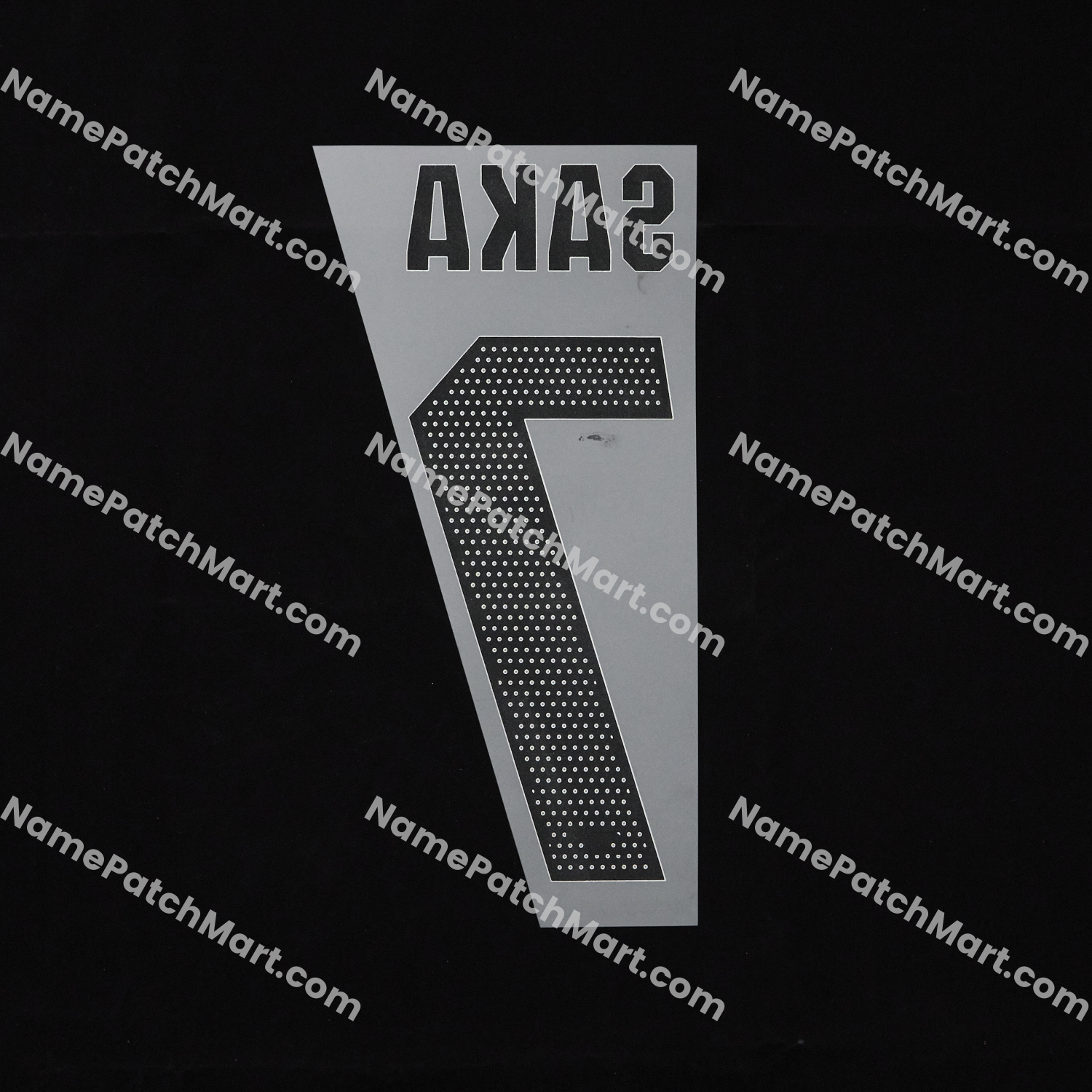 Saka #7 (Champions League) - Arsenal 25-26 Home  | Name Number Set - NamePatchMart.COM