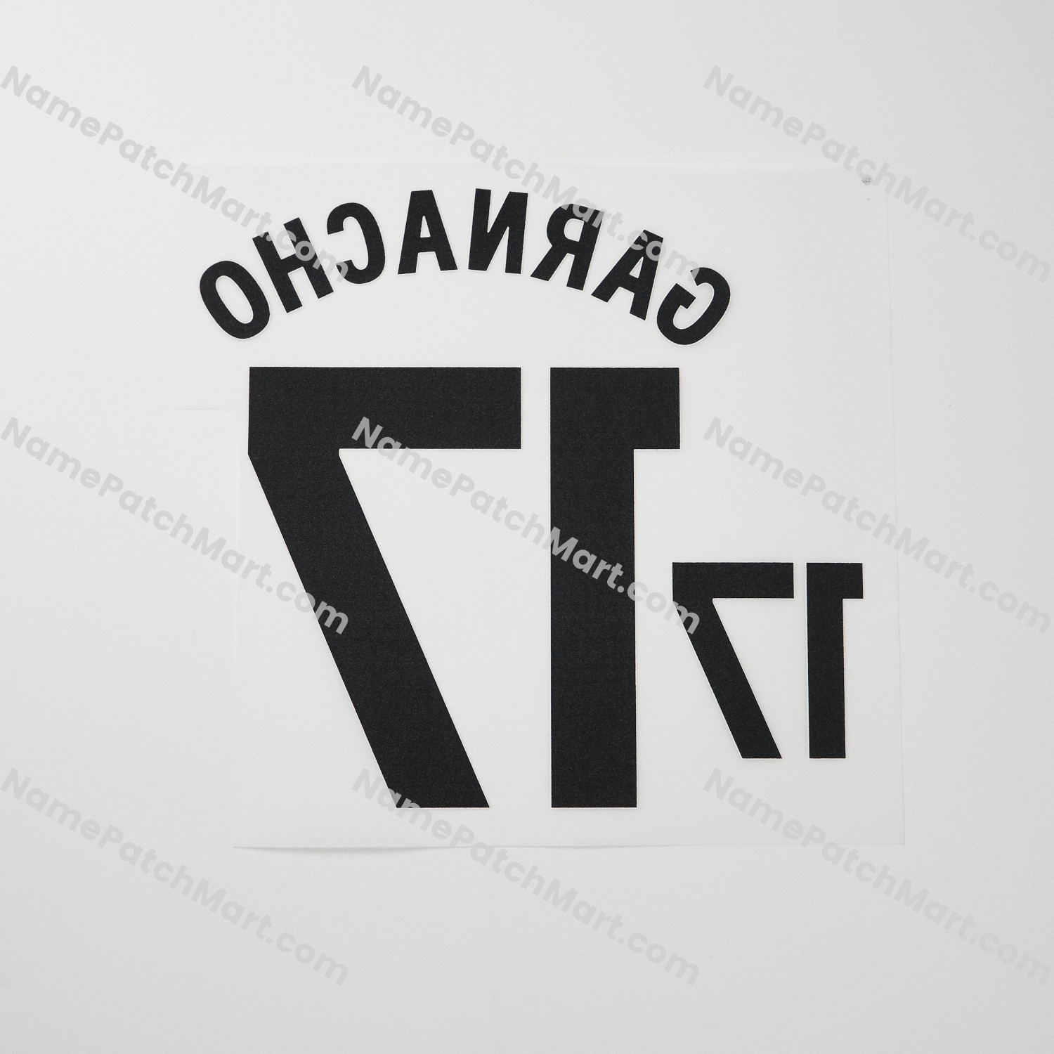 KIDS Garnacho #17 (Premier League) - Manchester United 25-26 Away  | Name Number Set - NamePatchMart.COM