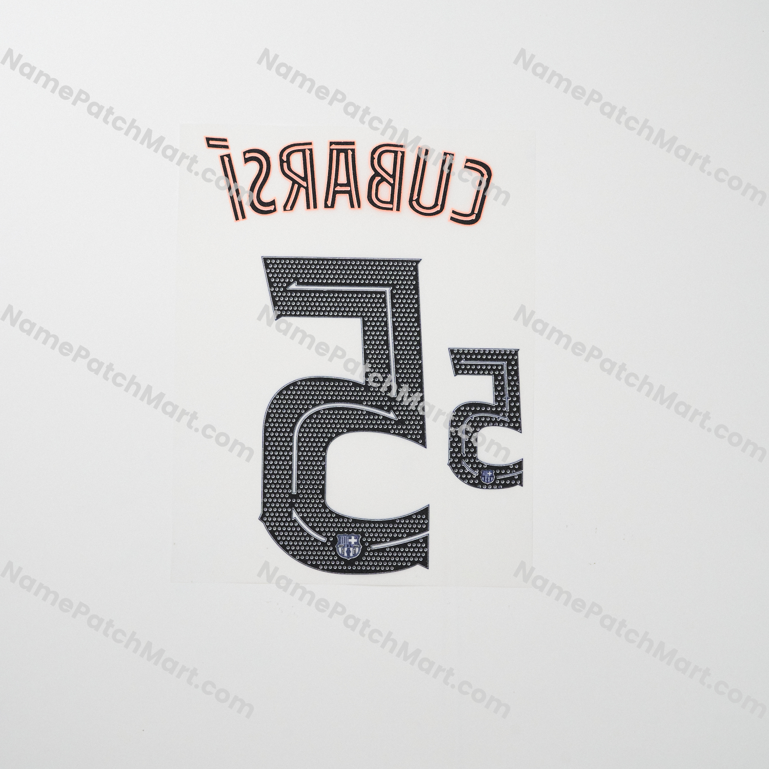 KIDS Cubarsí #5 (Champions League) - Barcelona 25-26 Third  | Name Number Set - NamePatchMart.COM