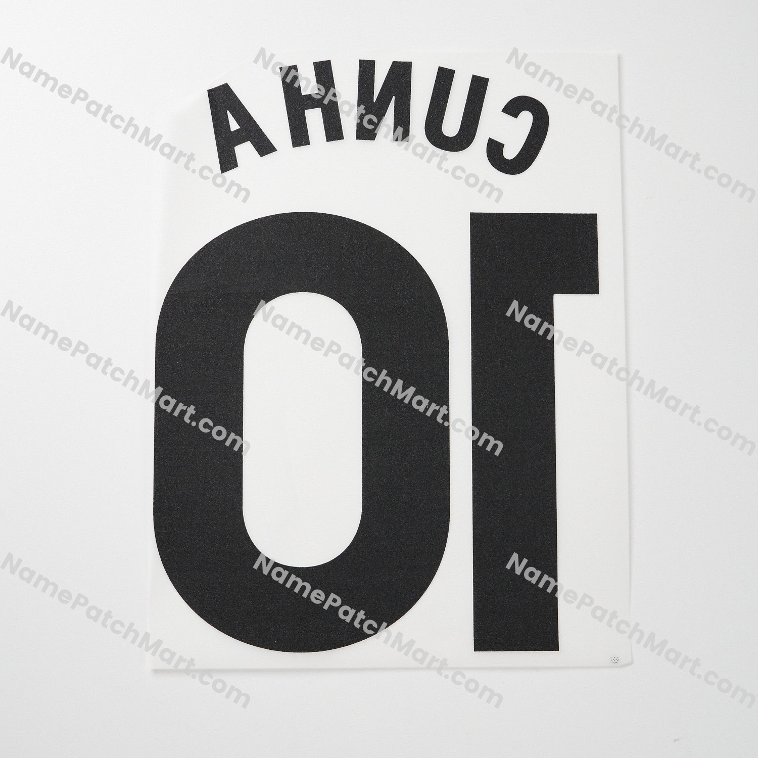 Cunha #10 (Premier League) - Manchester United 25-26 Away  | Name Number Set - NamePatchMart.COM