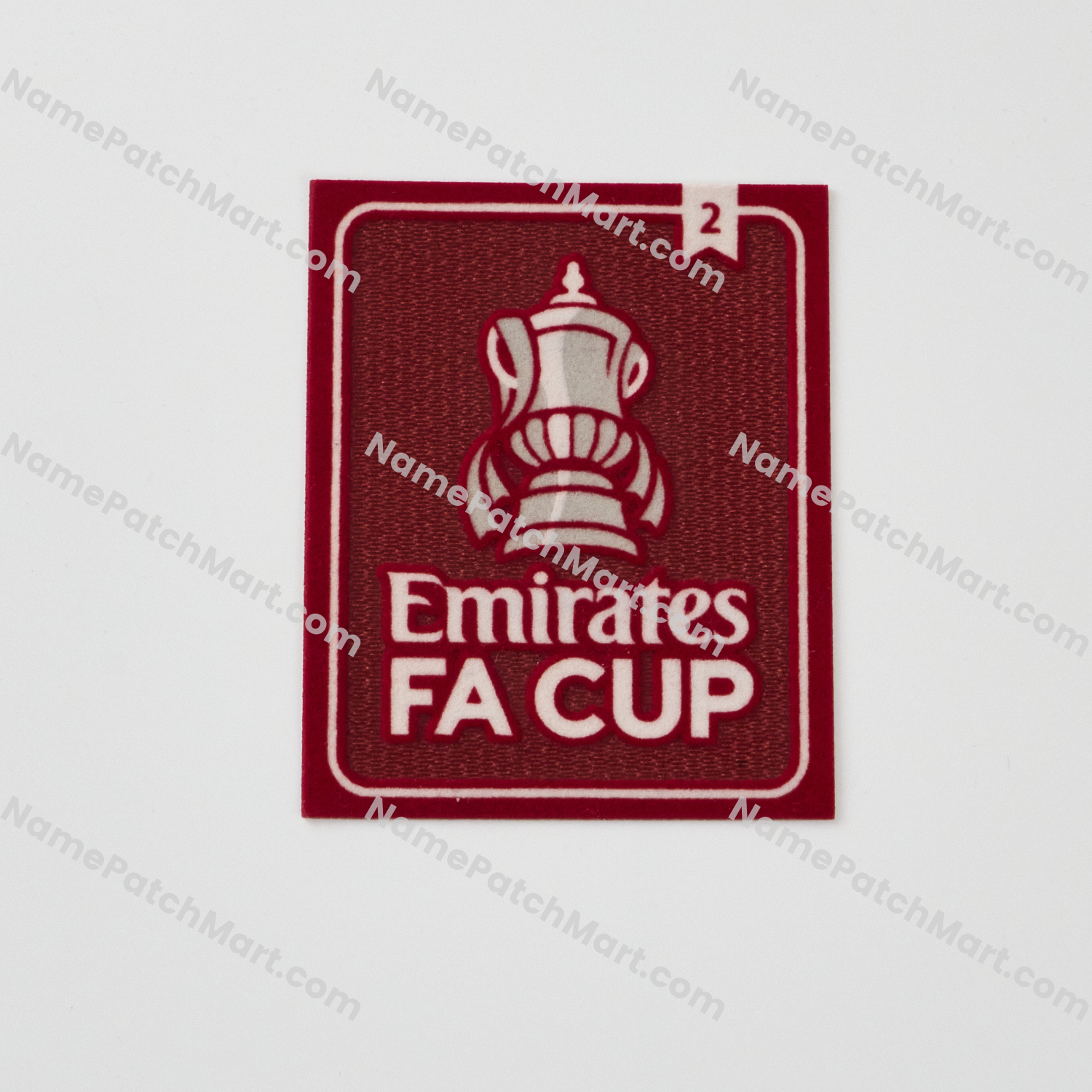 2022-26 FA Cup 2 Times Winner Patch  | Name Number Set - NamePatchMart.COM