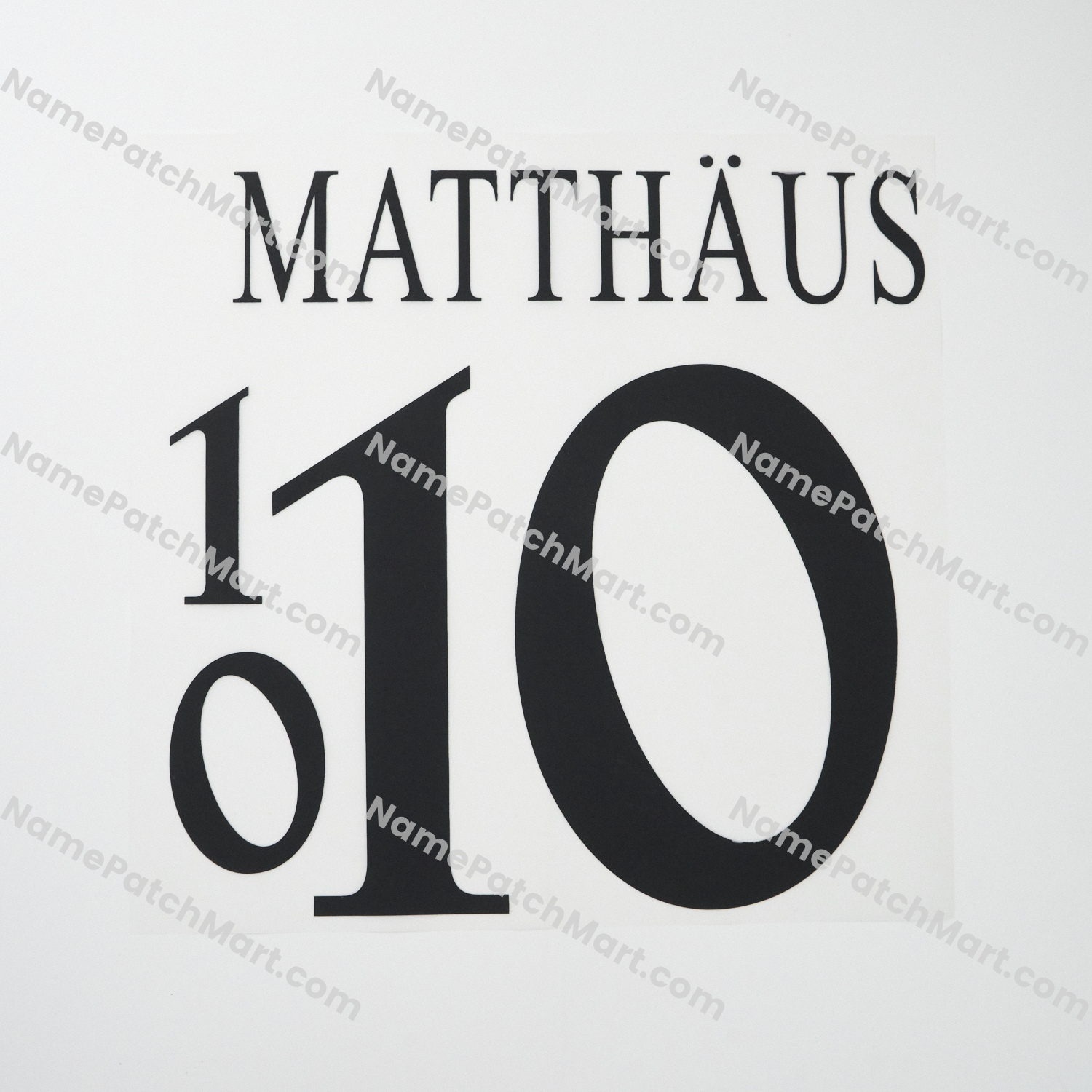 Matthäus #10 - Germany 1996 Home  | Name Number Set - NamePatchMart.COM