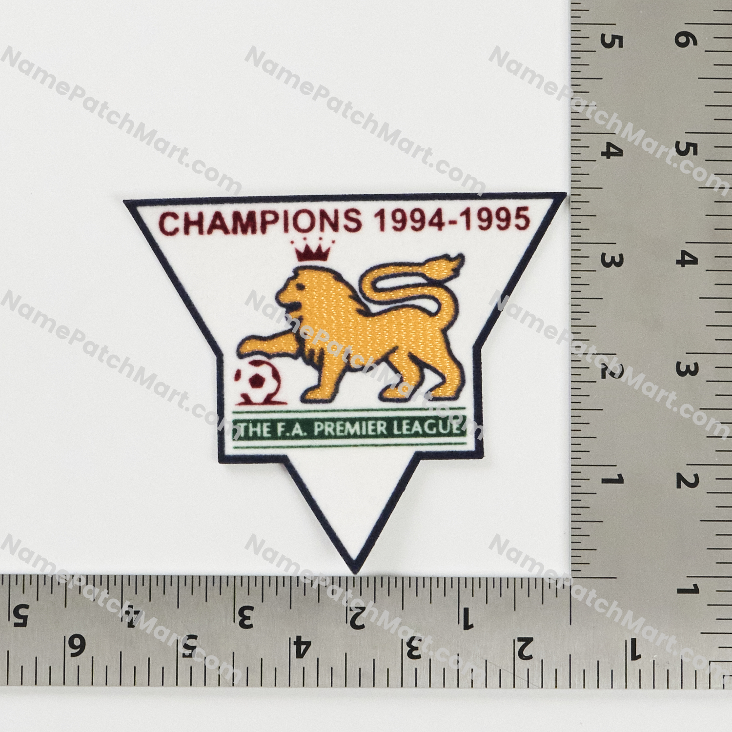 Retro 1995-96 Premier League Champions Patch (1994-95 Winner)  | Name Number Set - NamePatchMart.COM
