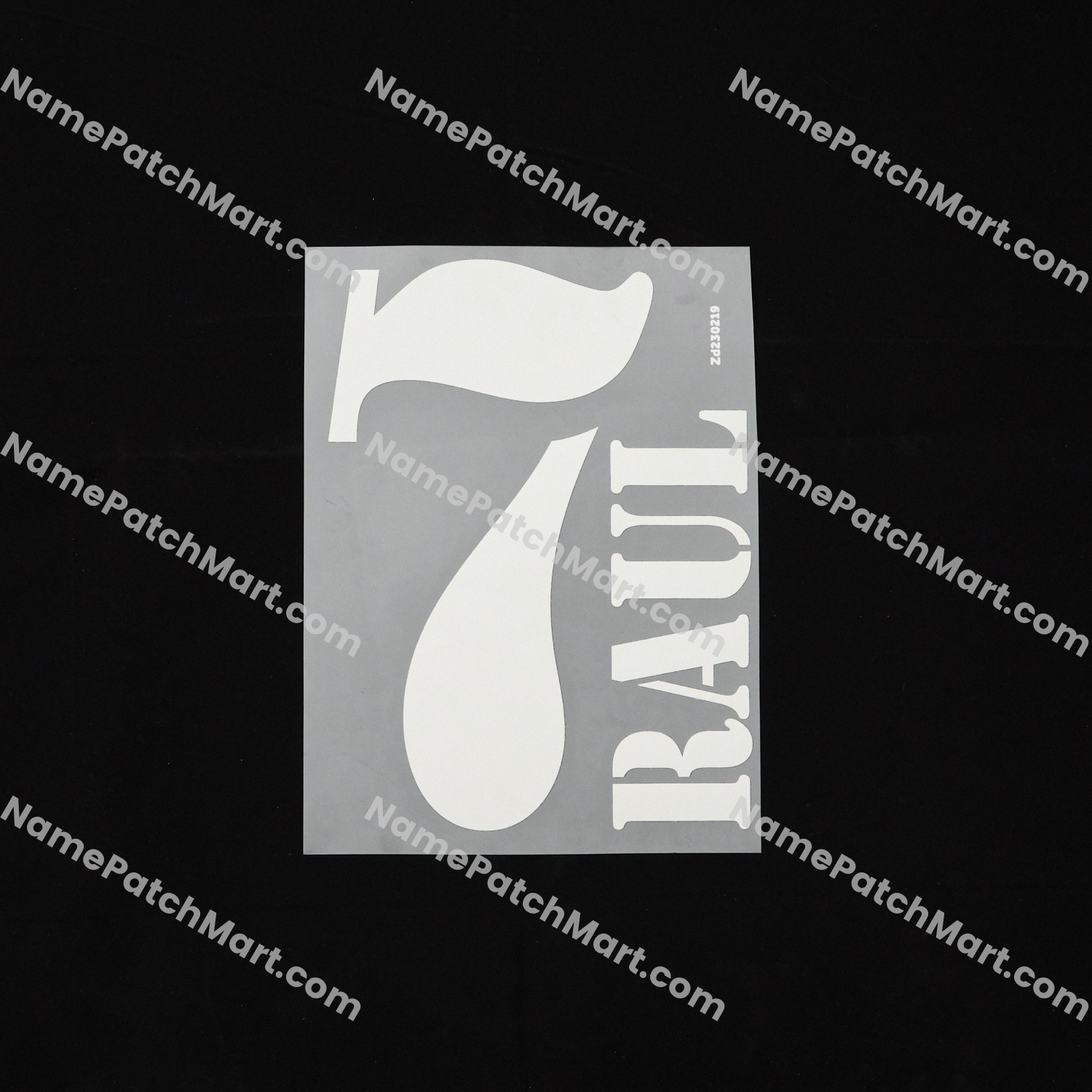 Raúl #7 - Real Madrid 2001-03 Away  | Name Number Set - NamePatchMart.COM