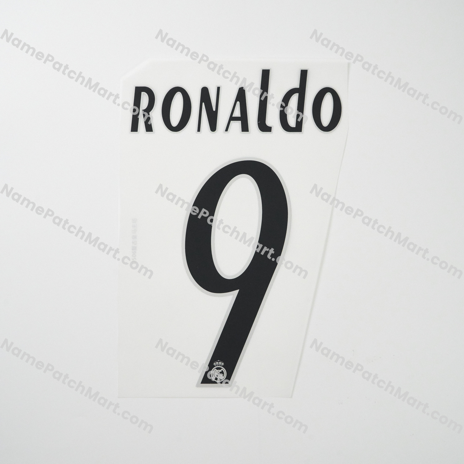 Ronaldo #9 - Real Madrid 2005-06 Home and Third  | Name Number Set - NamePatchMart.COM
