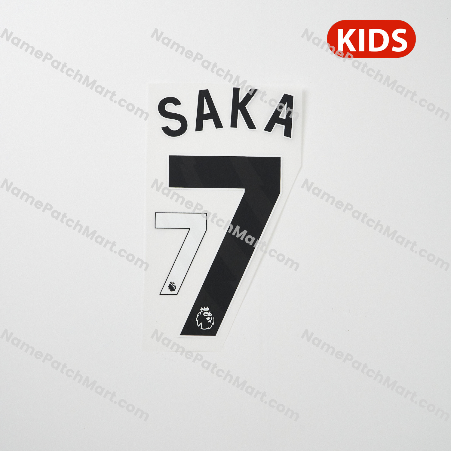 KIDS Saka #7 - Arsenal 25-26 Third  | Name Number Set - NamePatchMart.COM