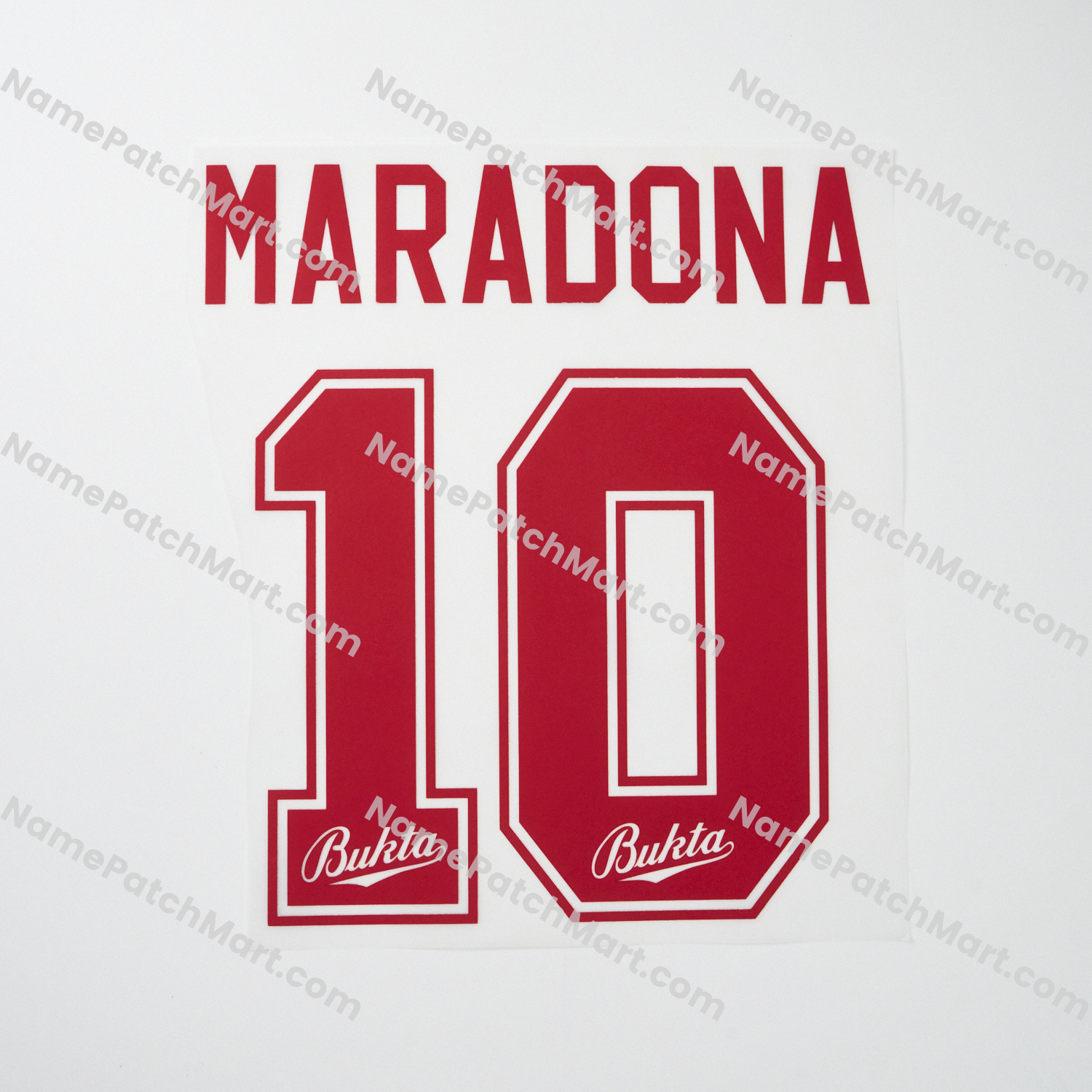Maradona #10 - Sevilla 1991-92 Home  | Name Number Set - NamePatchMart.COM