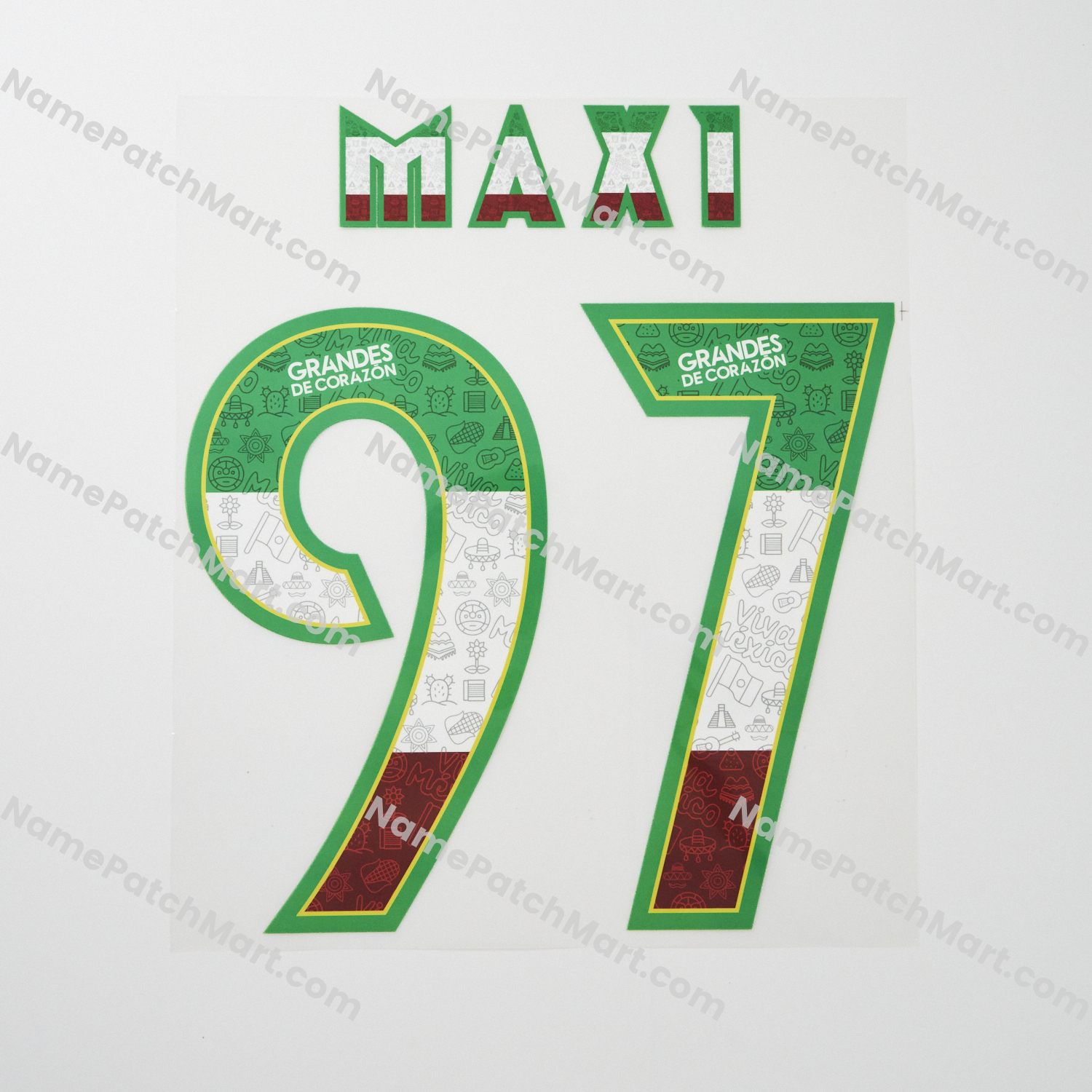 Maxi #97 - Club América 25-26 Special  | Name Number Set - NamePatchMart.COM