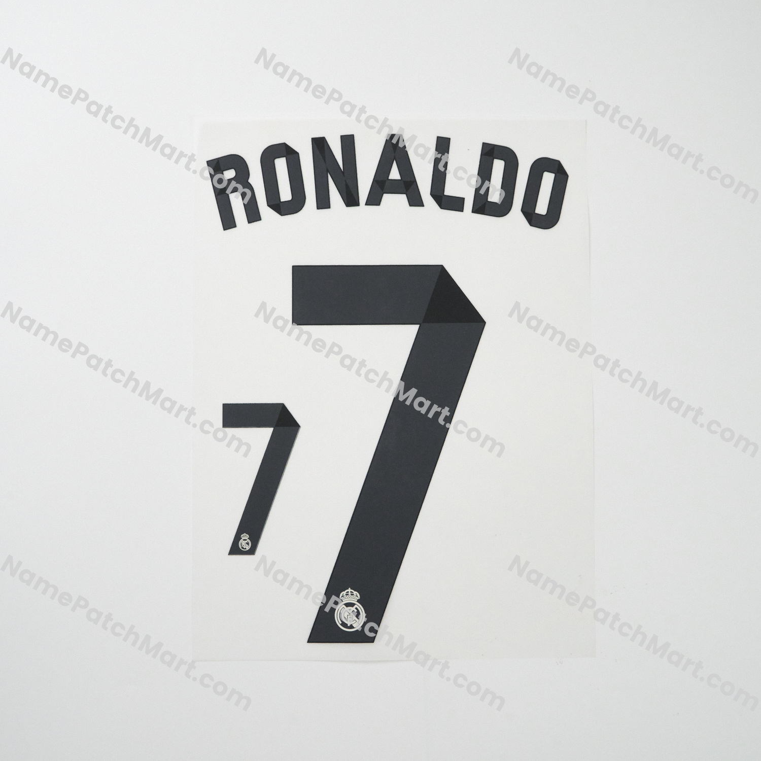 Ronaldo #7 - Real Madrid 2014-15 Home  | Name Number Set - NamePatchMart.COM