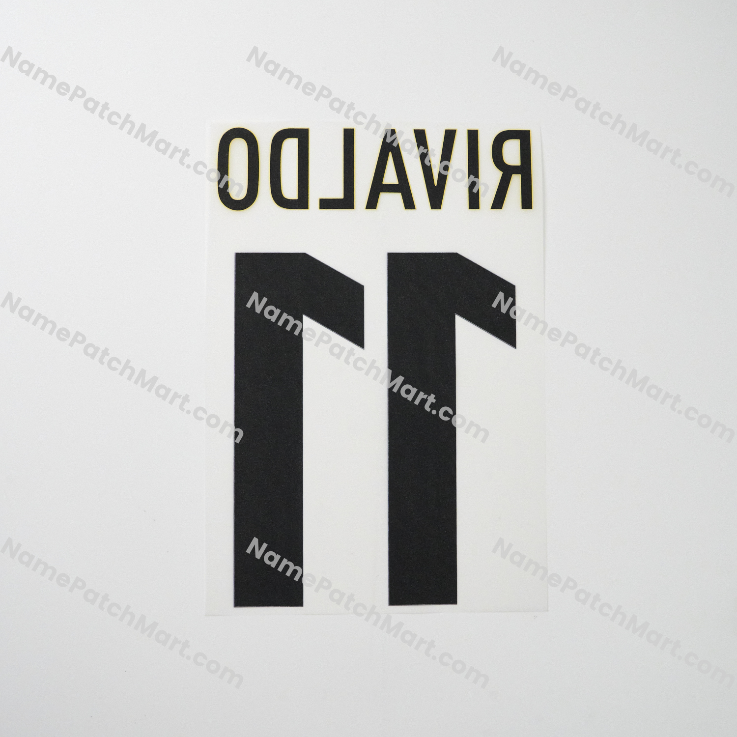 Rivaldo #11 - Barcelona 1998-99 Home  | Name Number Set - NamePatchMart.COM