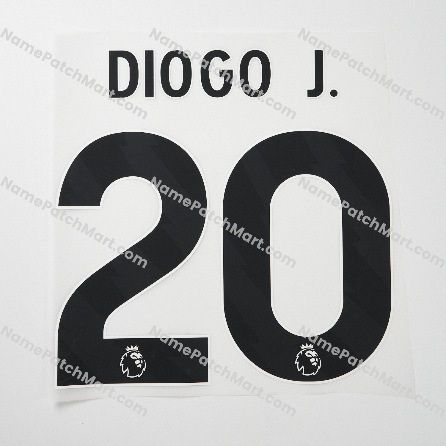 Diogo J. #20 (Premier League) - Liverpool 25-26 Away  | Name Number Set - NamePatchMart.COM