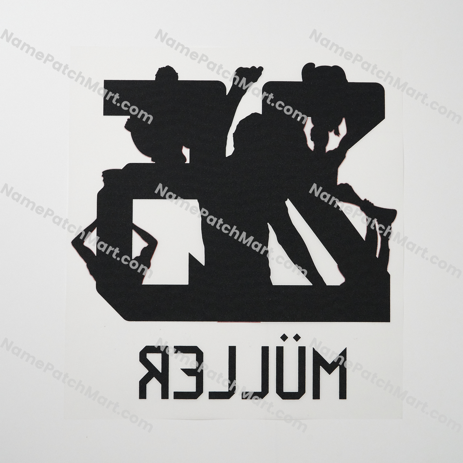 Müller #25 - Bayern Munich 25-26 Home Red Silhouette Special  | Name Number Set - NamePatchMart.COM