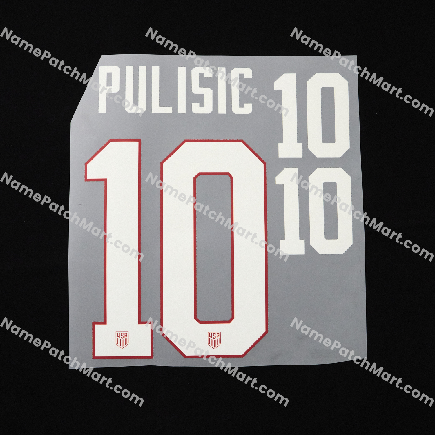 Pulisic #10 - United States USA 25-26 Away  | Name Number Set - NamePatchMart.COM