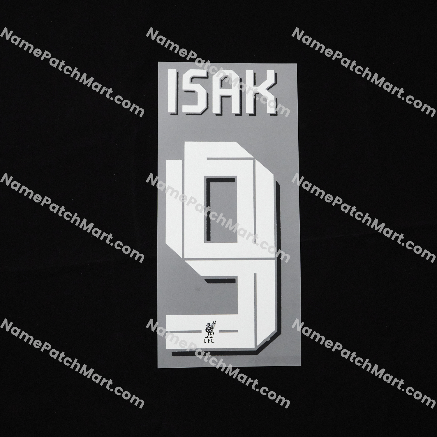 Isak #9 (Champions League) - Liverpool 25-26 Third  | Name Number Set - NamePatchMart.COM