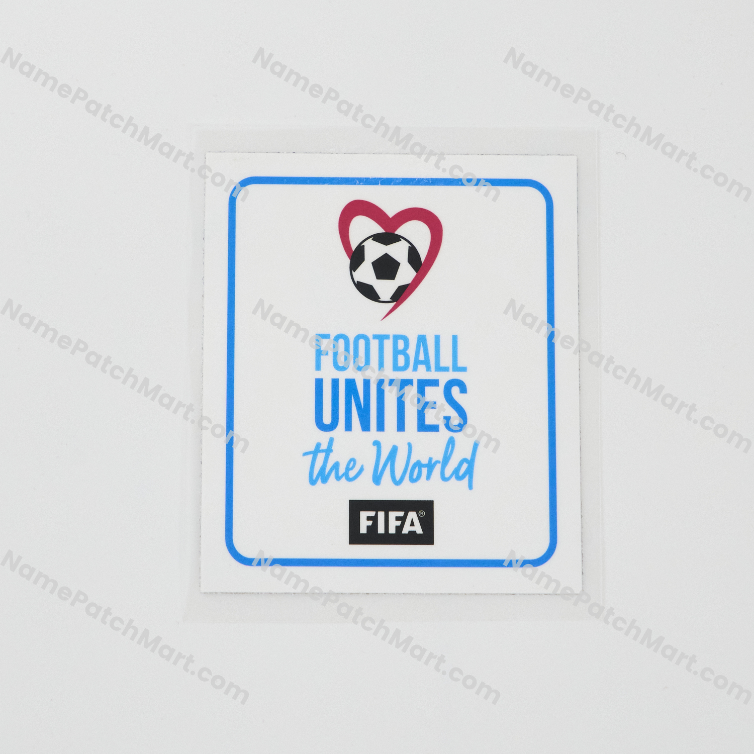 2022 World Cup Football Unites White Patch  | Name Number Set - NamePatchMart.COM