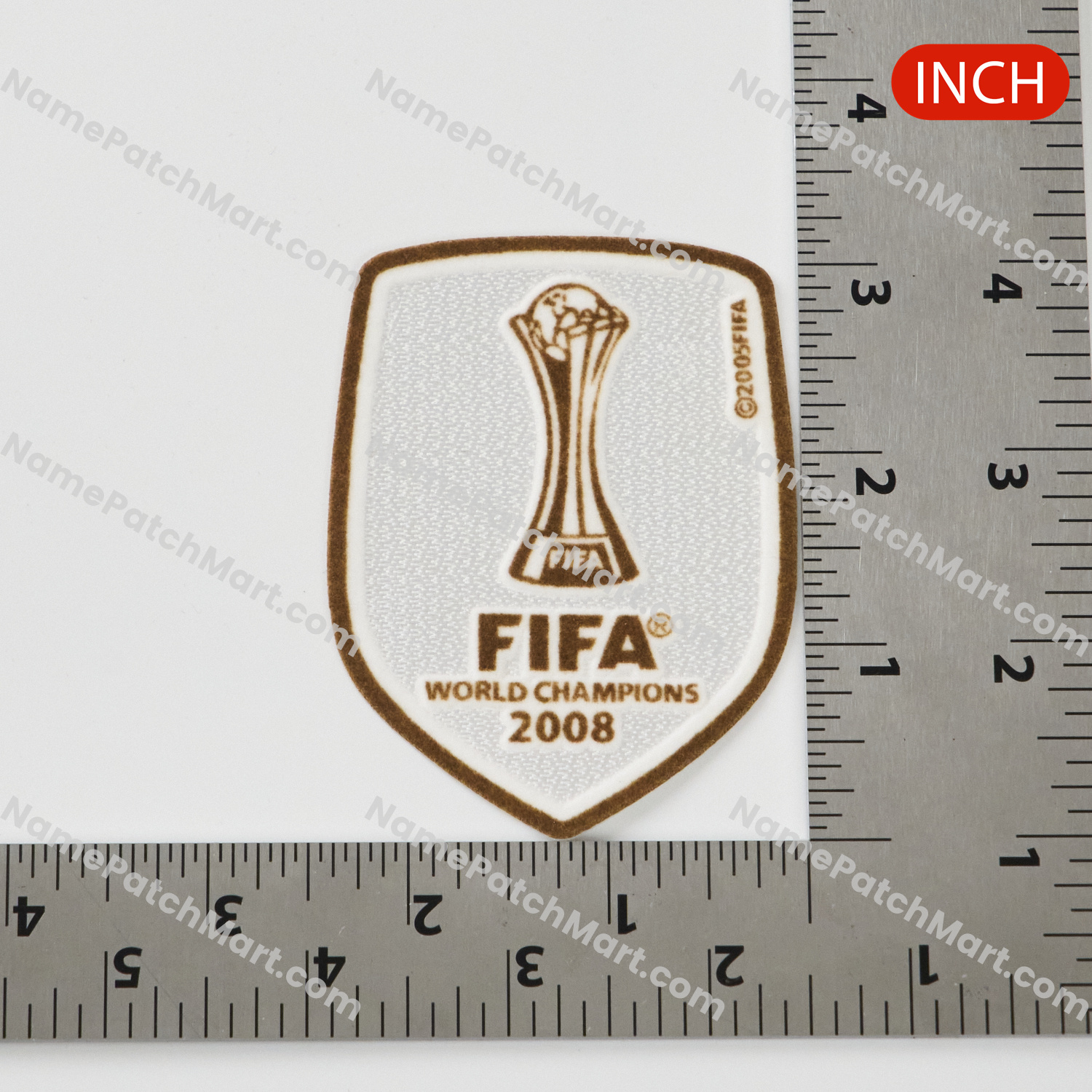 2008-10 Manchester United - FIFA World Champions 2008 Patch  | Name Number Set - NamePatchMart.COM