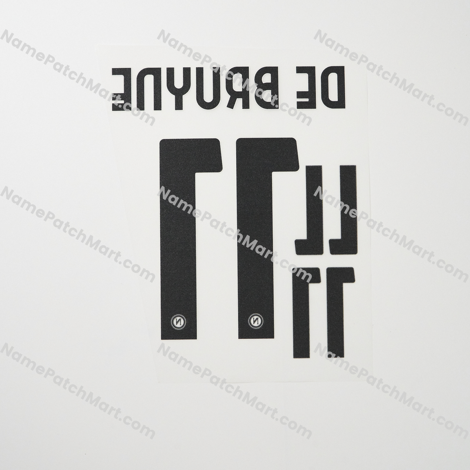 KIDS De Bruyne #11 (Halloween Special) - Napoli 25-26 - Black  | Name Number Set - NamePatchMart.COM