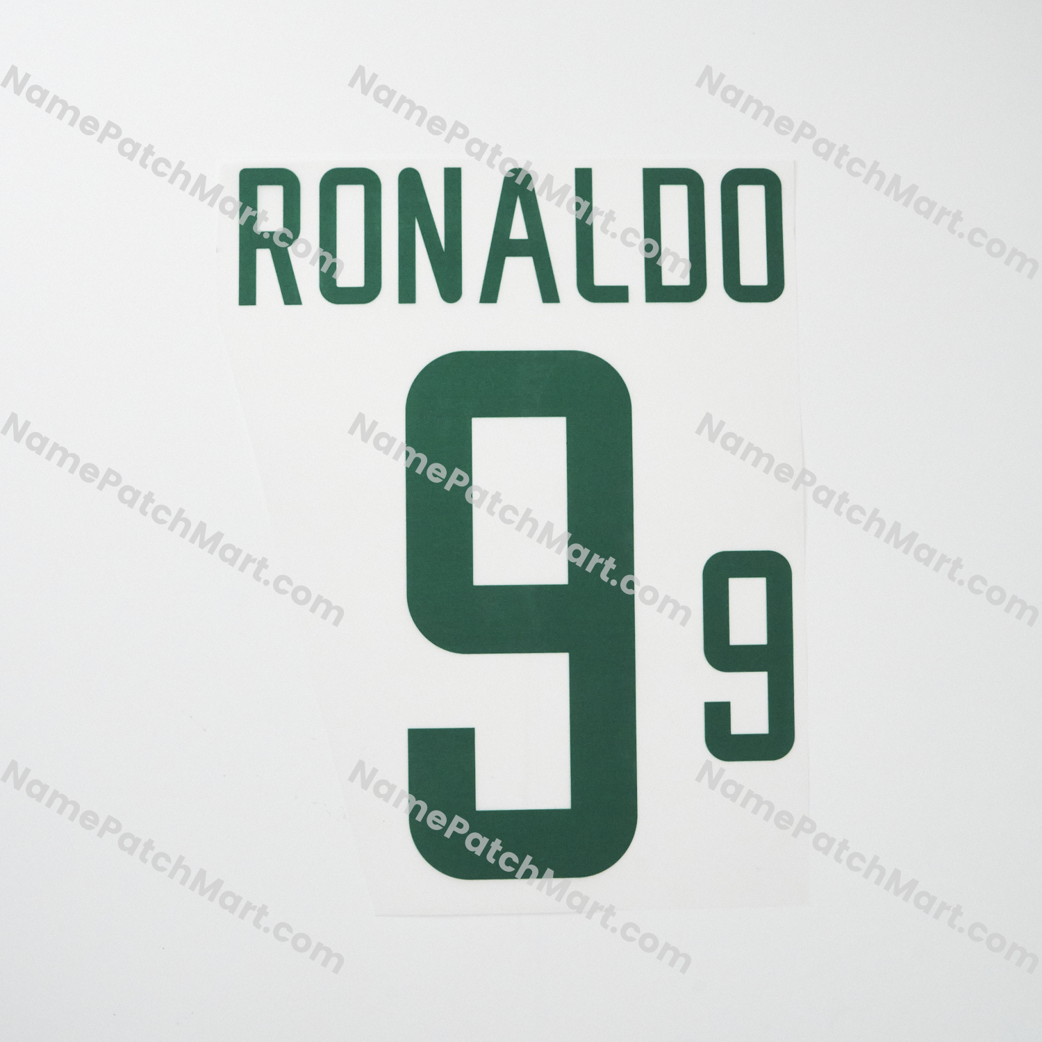 Ronaldo #9 - Brazil 2002 Home  | Name Number Set - NamePatchMart.COM