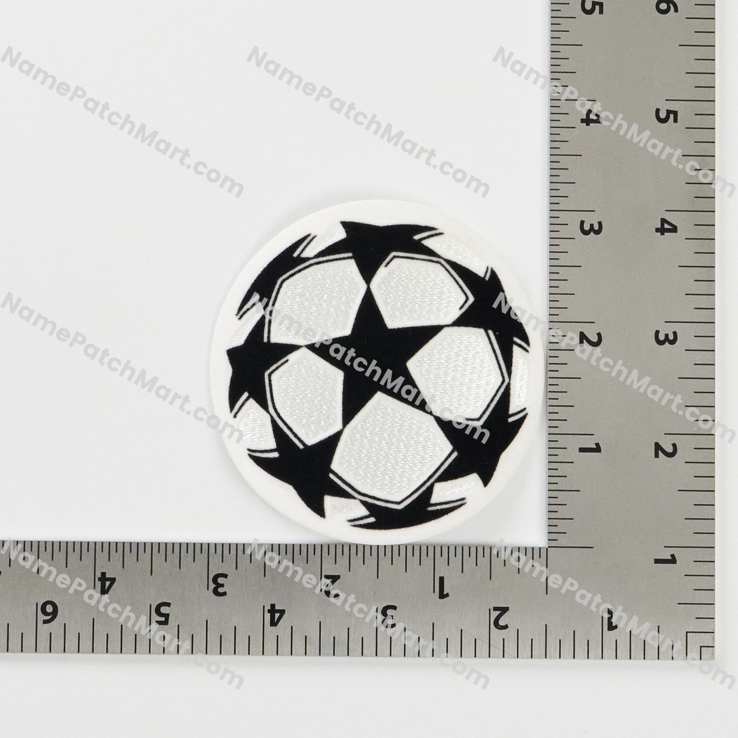 Retro 2007-08 UCL Starball Patch  | Name Number Set - NamePatchMart.COM