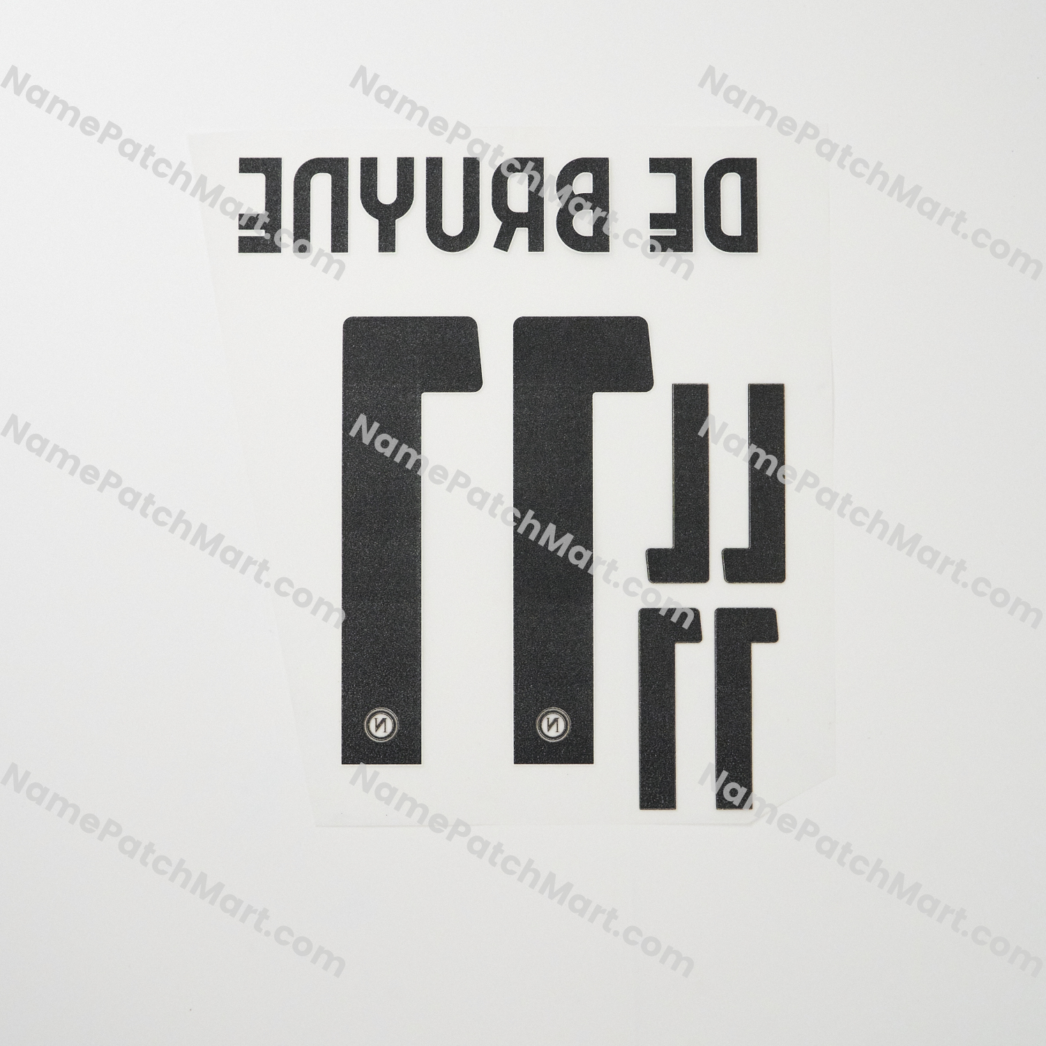 KIDS De Bruyne #11 - Napoli 25-26 Away - Black  | Name Number Set - NamePatchMart.COM