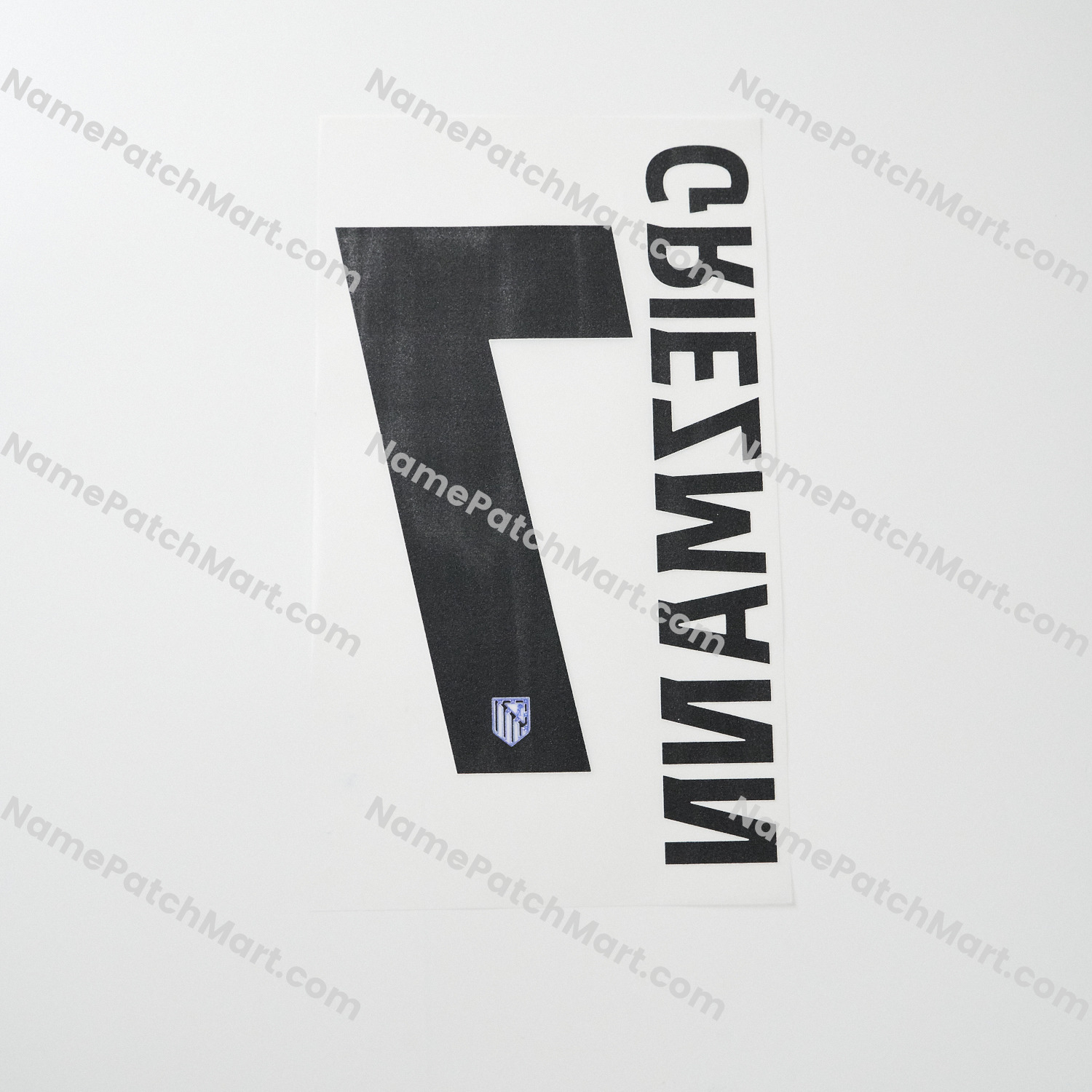 Griezmann #7 (Champions League) - Atletico Madrid 25-26 Home  | Name Number Set - NamePatchMart.COM