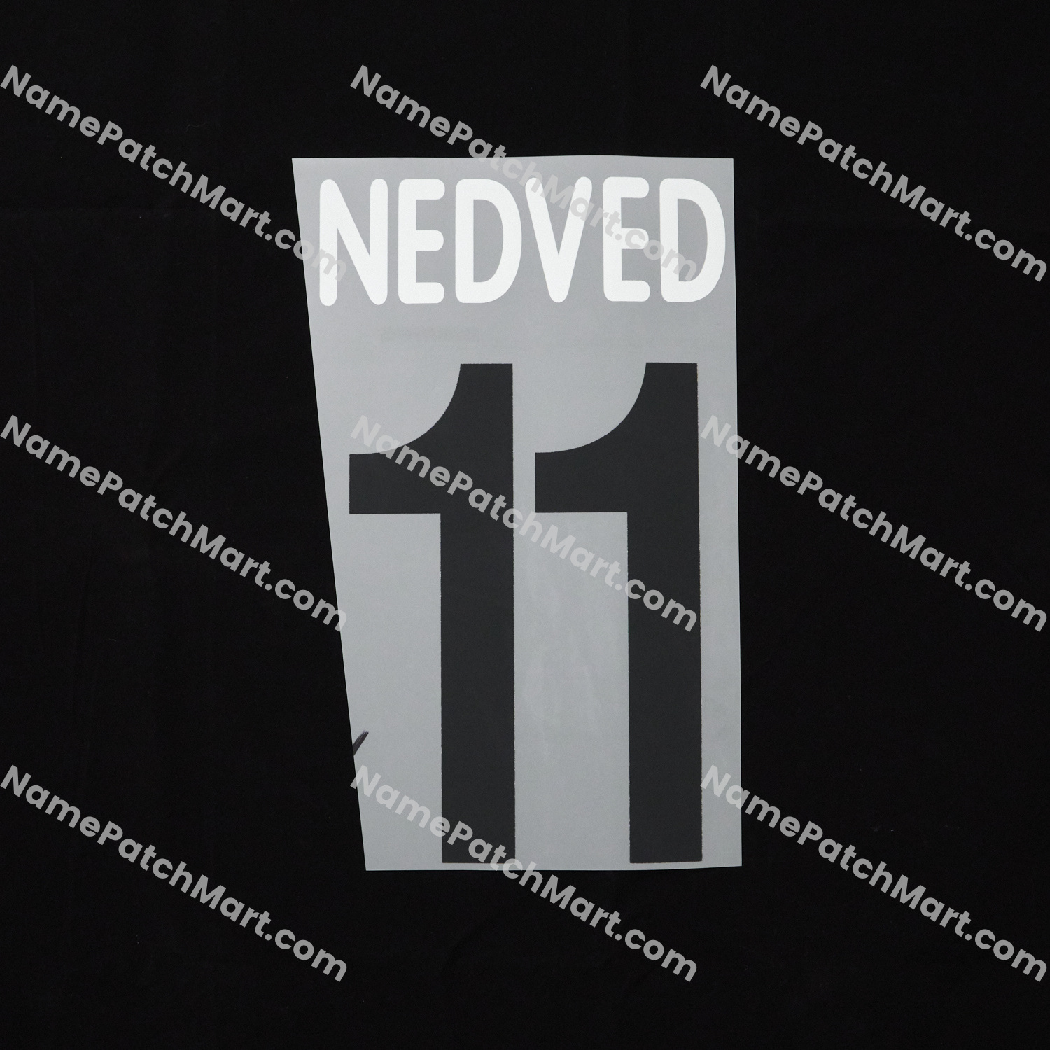 Nedved #11 - Juventus 2002-03 Home  | Name Number Set - NamePatchMart.COM