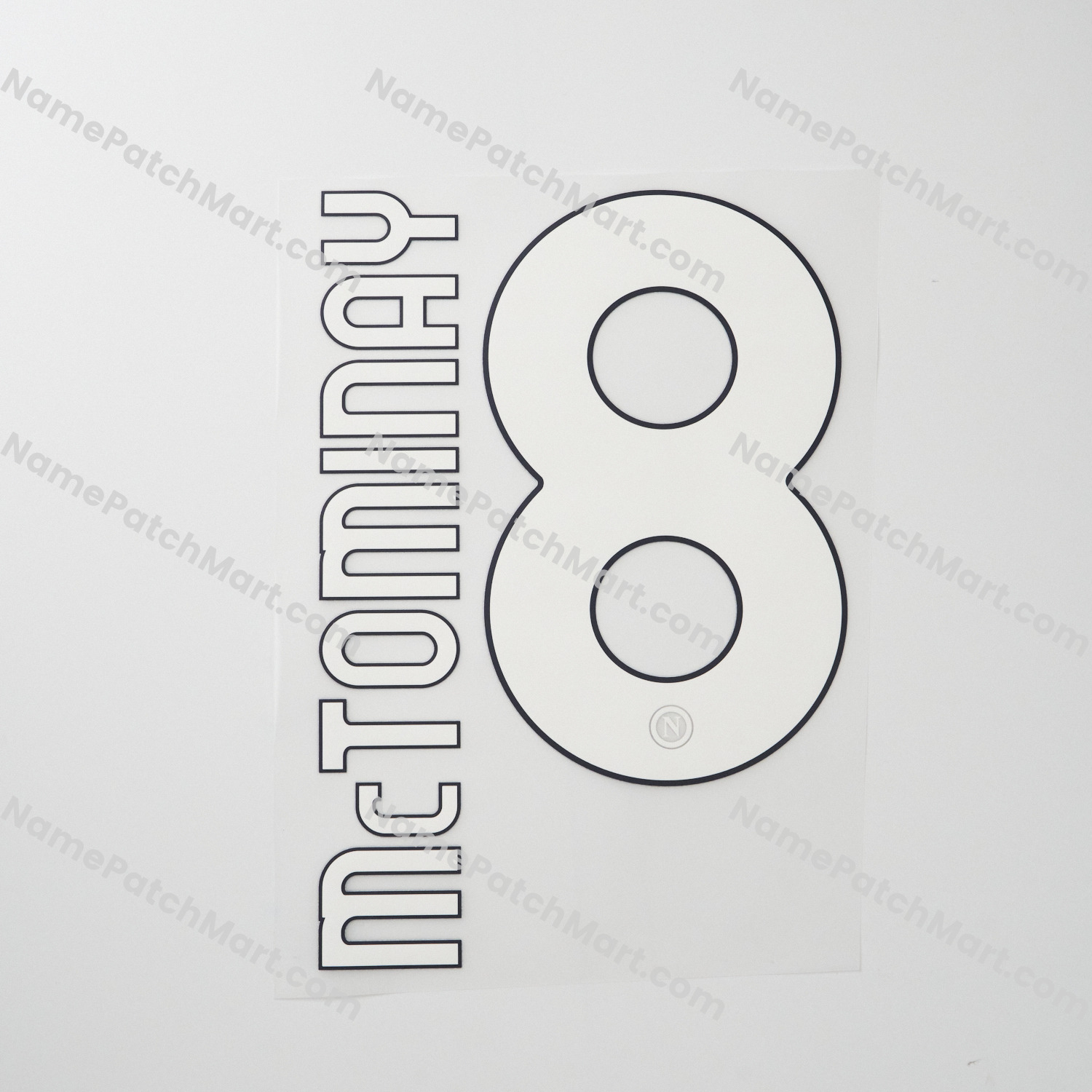 McTominay #8 - Napoli 25-26 Home  | Name Number Set - NamePatchMart.COM