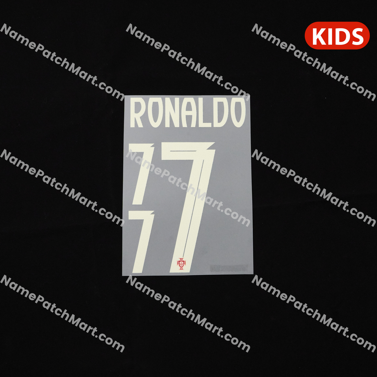 KIDS Cristiano Ronaldo #7 - Portugal 2025-26 Home  | Name Number Set - NamePatchMart.COM