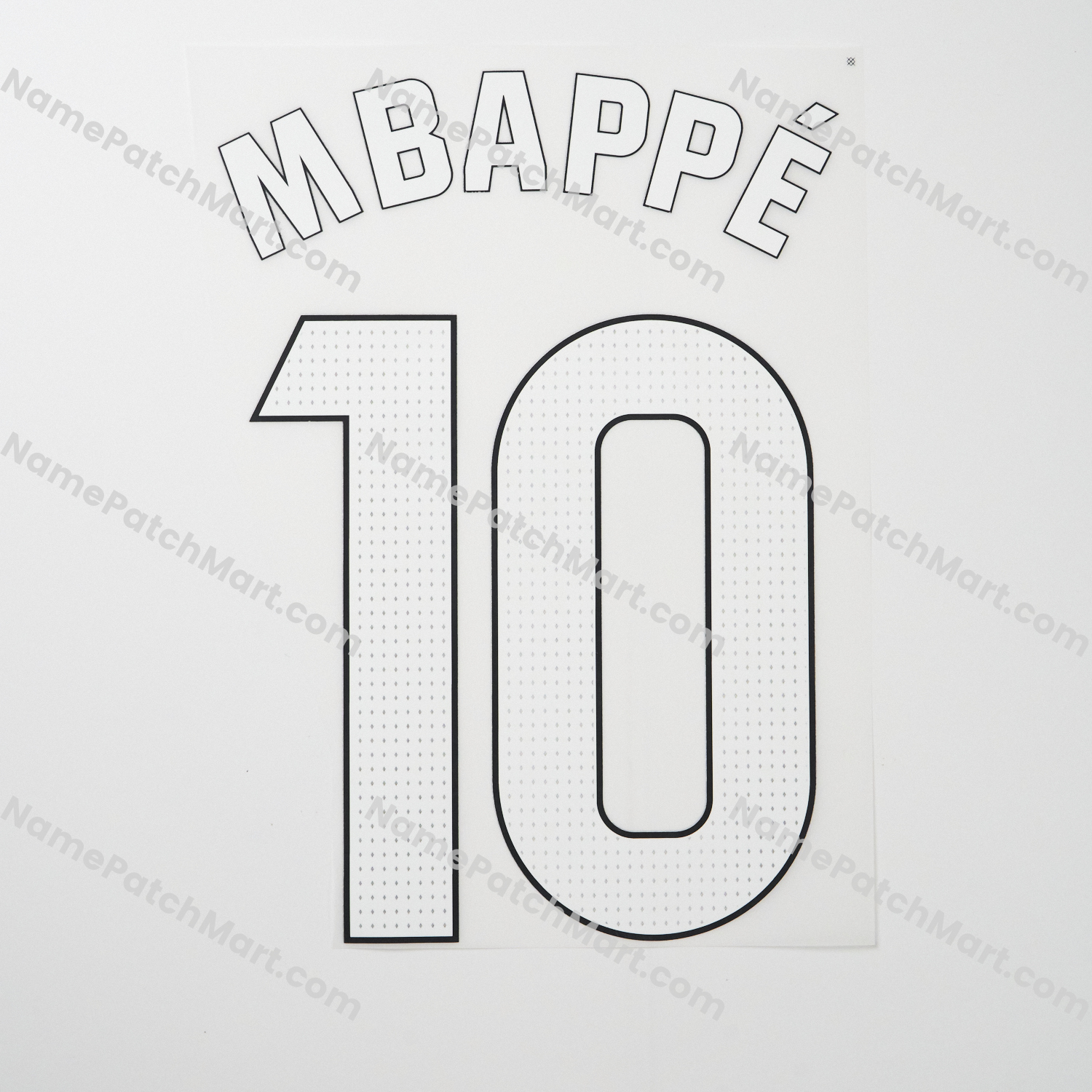 Mbappé #10 (La Liga) - Real Madrid 25-26 Third  | Name Number Set - NamePatchMart.COM