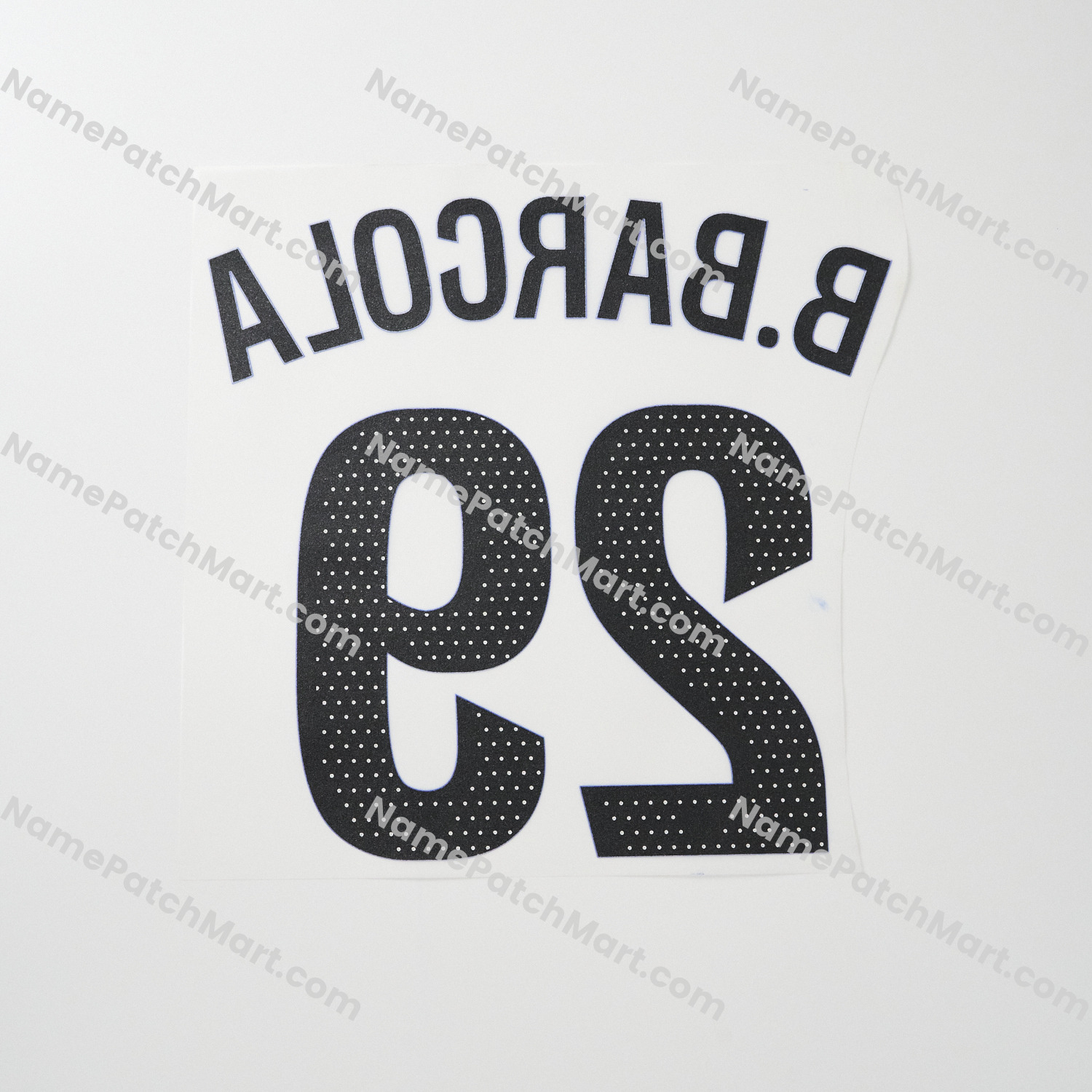 B. Barcola #29 (Champions League) - Paris Saint-Germain PSG 25-26 Third  | Name Number Set - NamePatchMart.COM