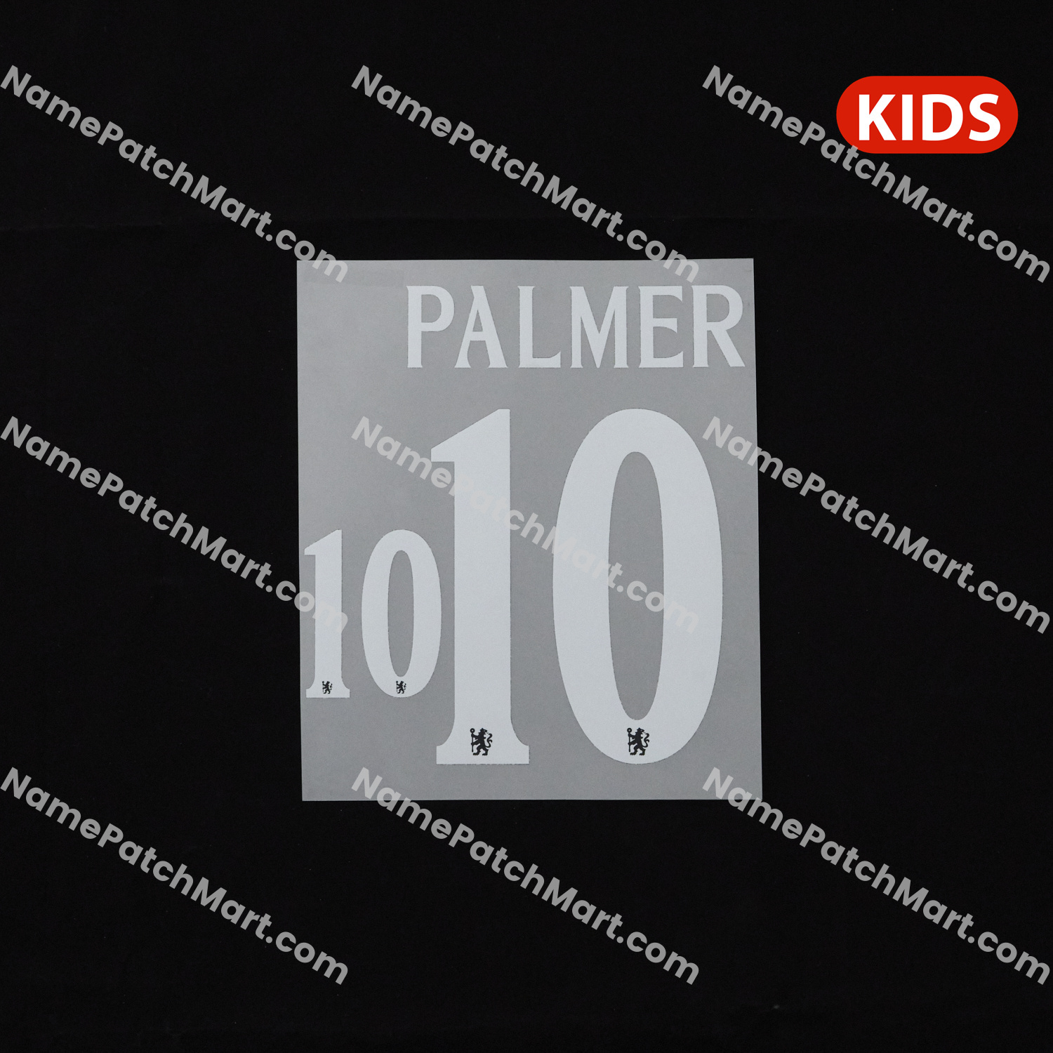 KIDS Palmer #10 (Champions League) - Chelsea 25-26 Third  | Name Number Set - NamePatchMart.COM