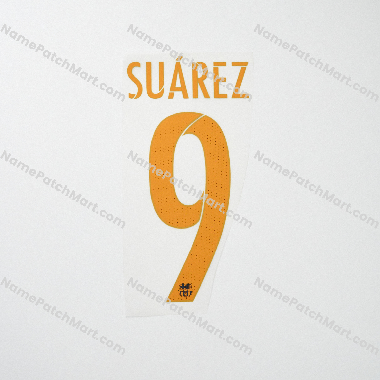 Suárez #9 - Barcelona 2015-17 Home  | Name Number Set - NamePatchMart.COM